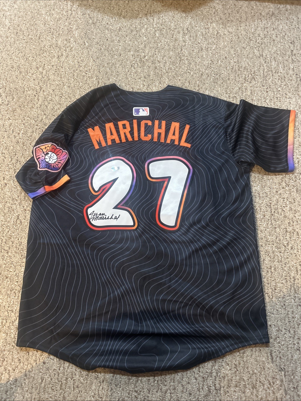 SAN FRANCISCO GIANTS- JUAN MARICHAL SIGNED AUTOGRAPH JERSEY BAS COA CITY CONNECT