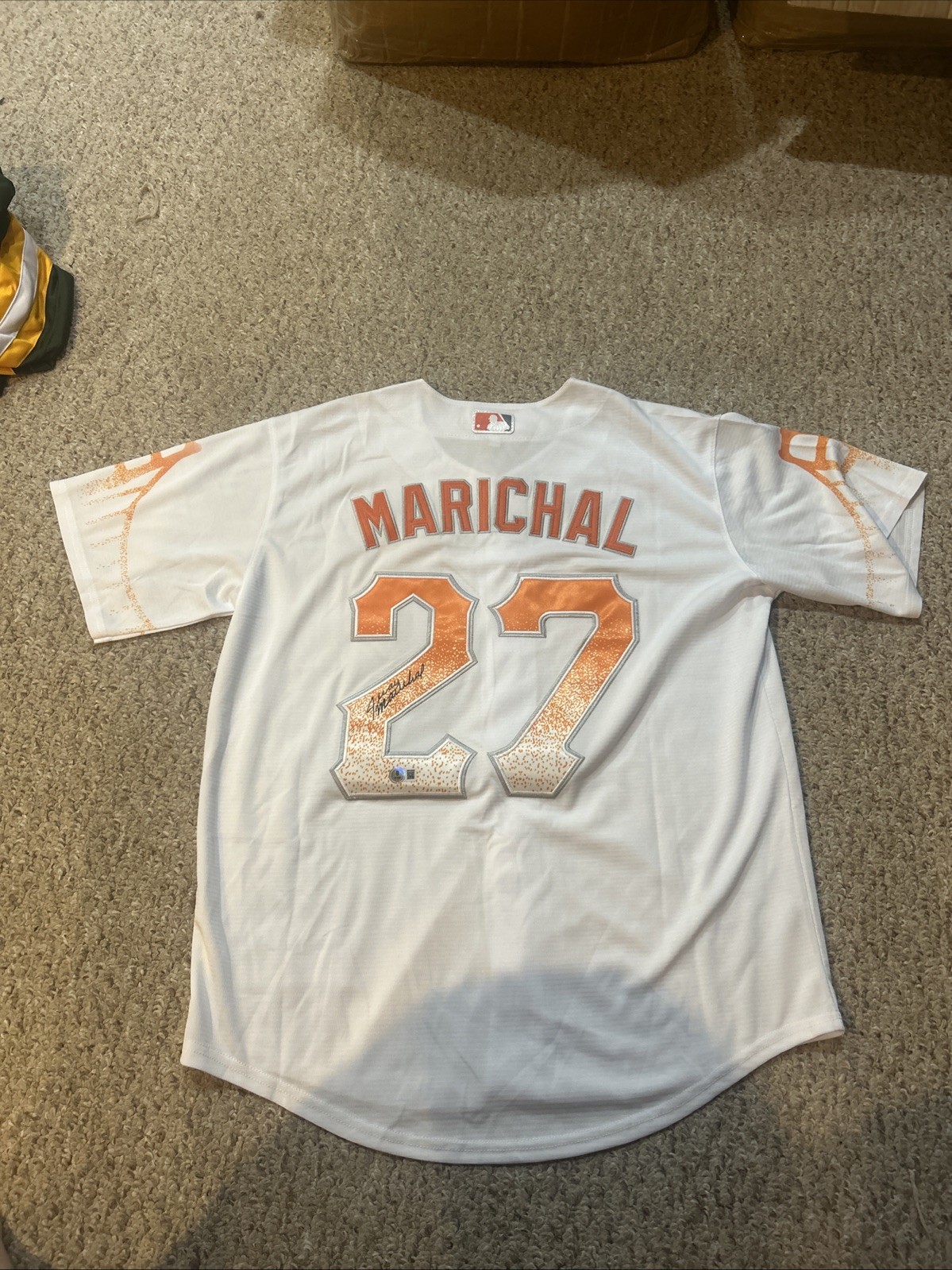 SAN FRANCISCO GIANTS- JUAN MARICHAL SIGNED AUTOGRAPH JERSEY BAS COA CITY CONNECT