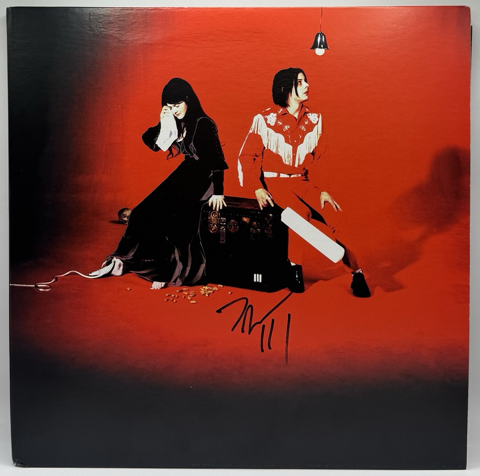 Jack White Signed Autographed White Strips Elephant Vinyl JSA COA