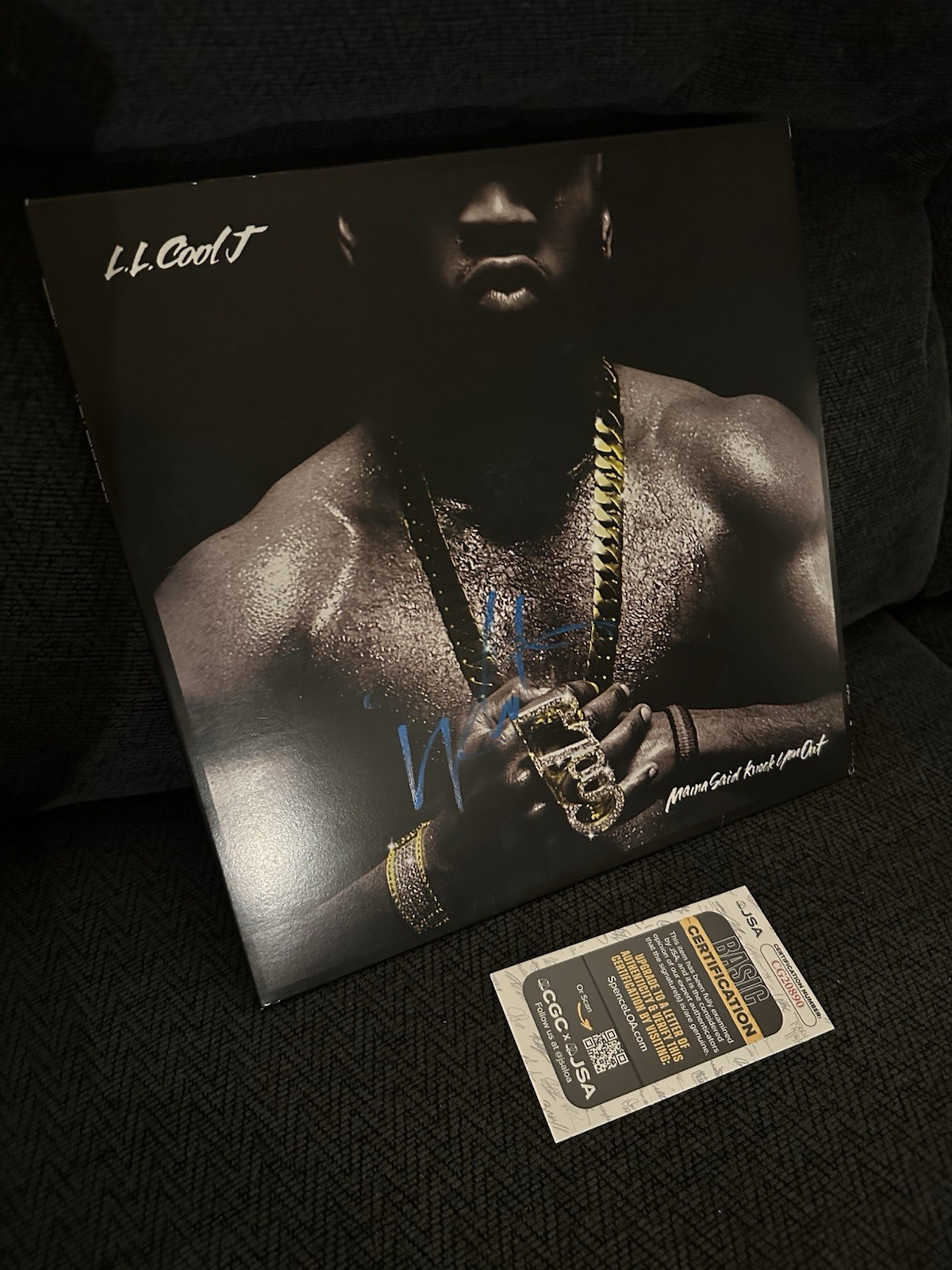 LL Cool J SIGNED Vinyl ALBUM JSA Authenticated COA Mama Said Knock You Out