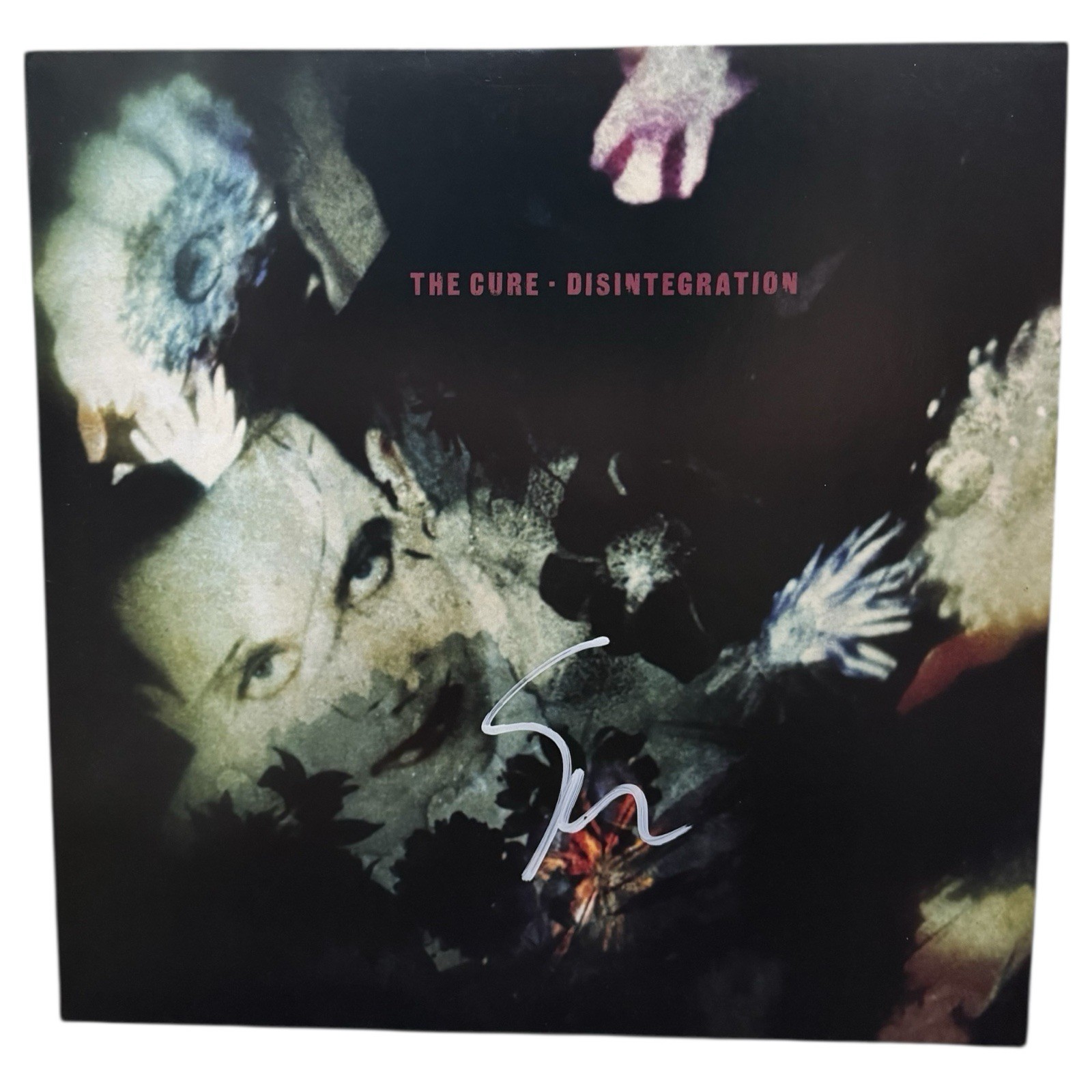 Simon Gallup The Cure Signed Disintegration Vinyl LP Album Autograph Beckett COA