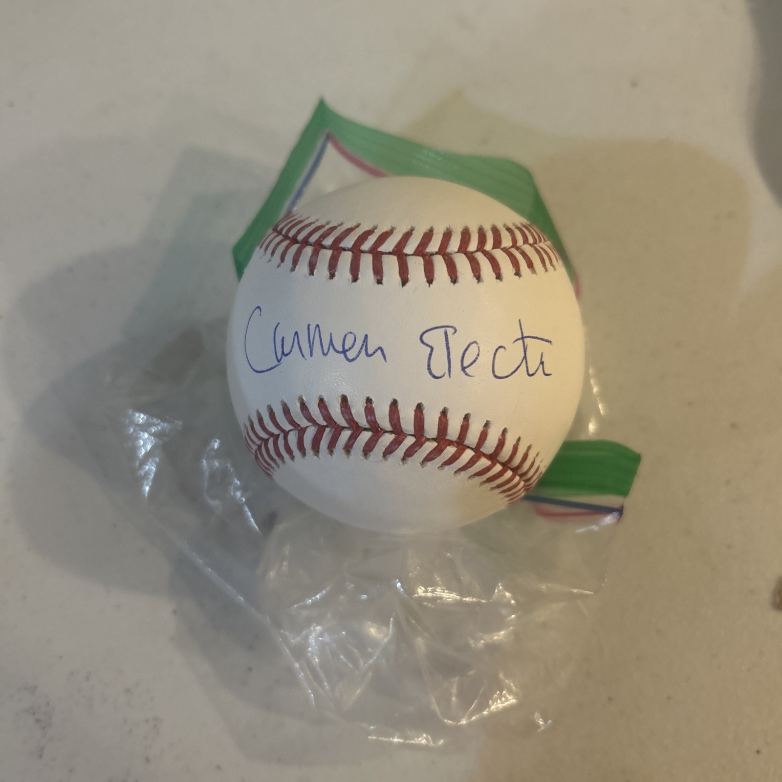 CARMEN ELECTRA SIGNED AUTOGRAPH ROMLB BASEBALL BECKETT COA BAYWATCH PLAYBOY