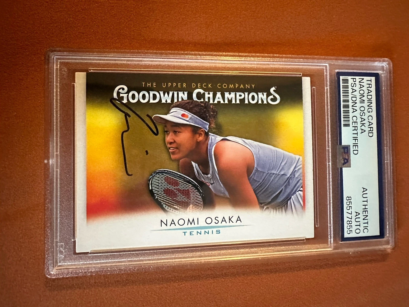 Naomi Osaka Signed 2021 Goodwin Champions Card #95 PSA /DNA COA RC Rookie