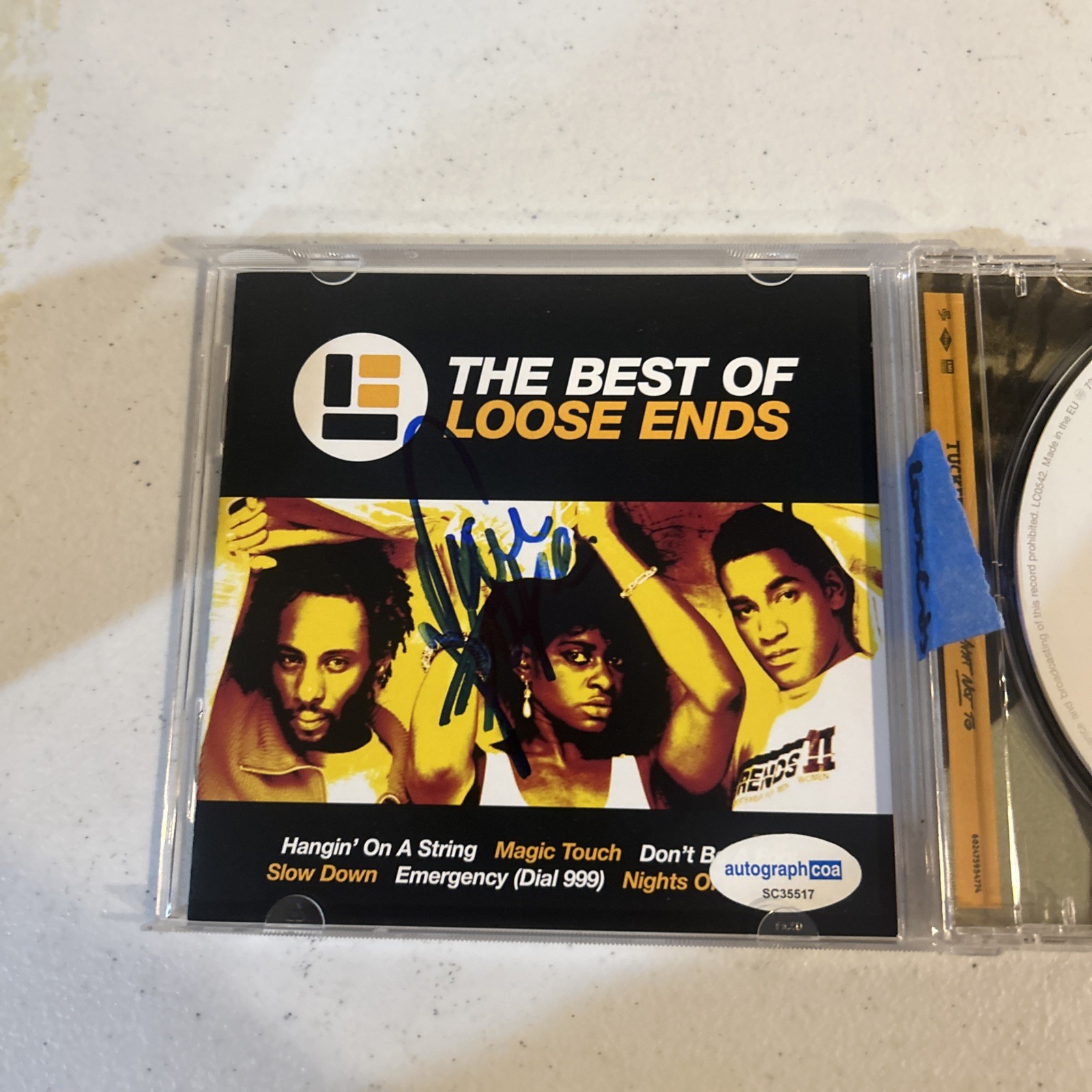 JANE EUGENE LOOSE ENDS SIGNED AUTOGRAPH CD BOOKLET ACOA