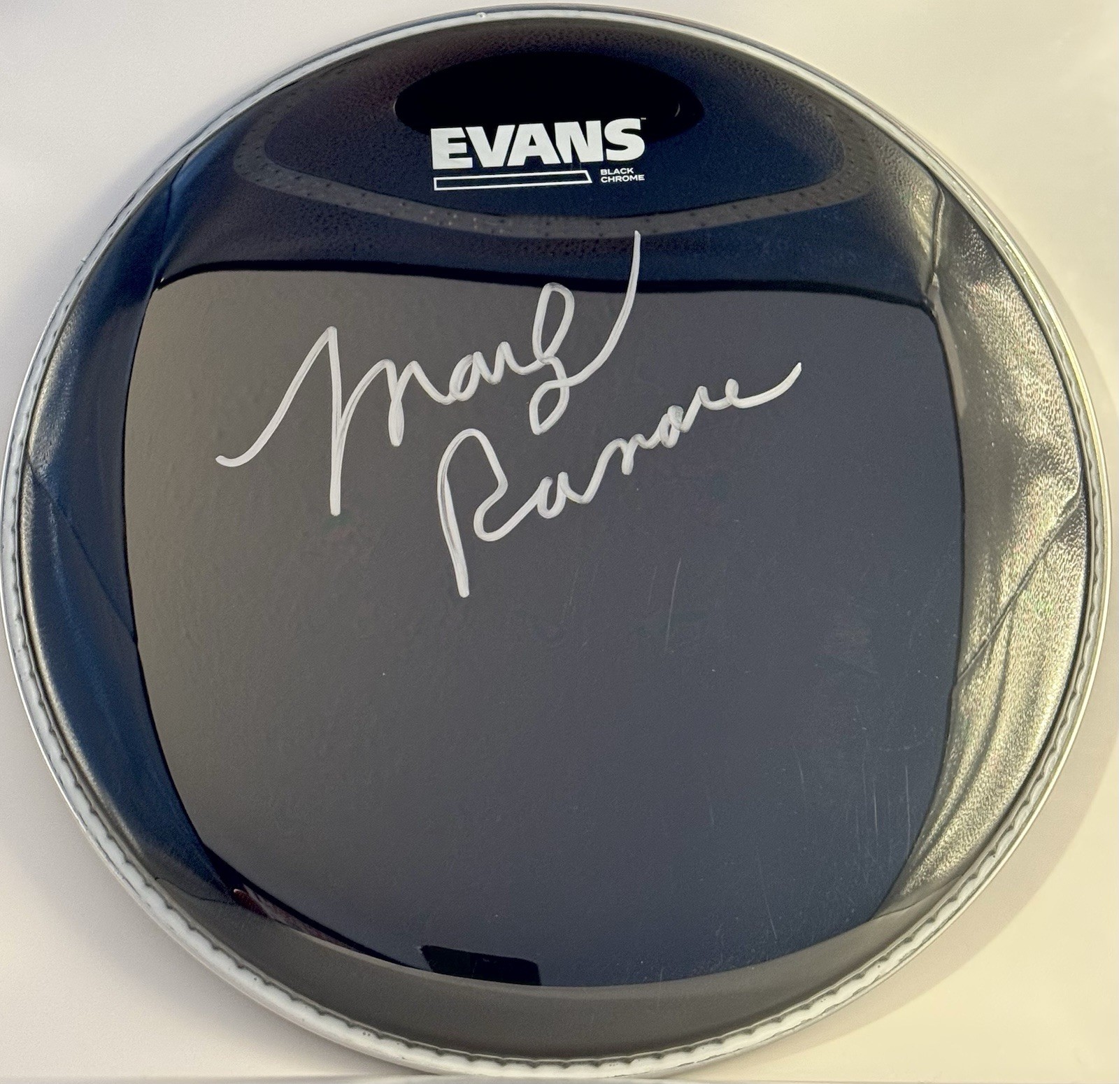 Marky Ramone Signed Autographed 12” Inch Drumhead The Ramones JSA COA