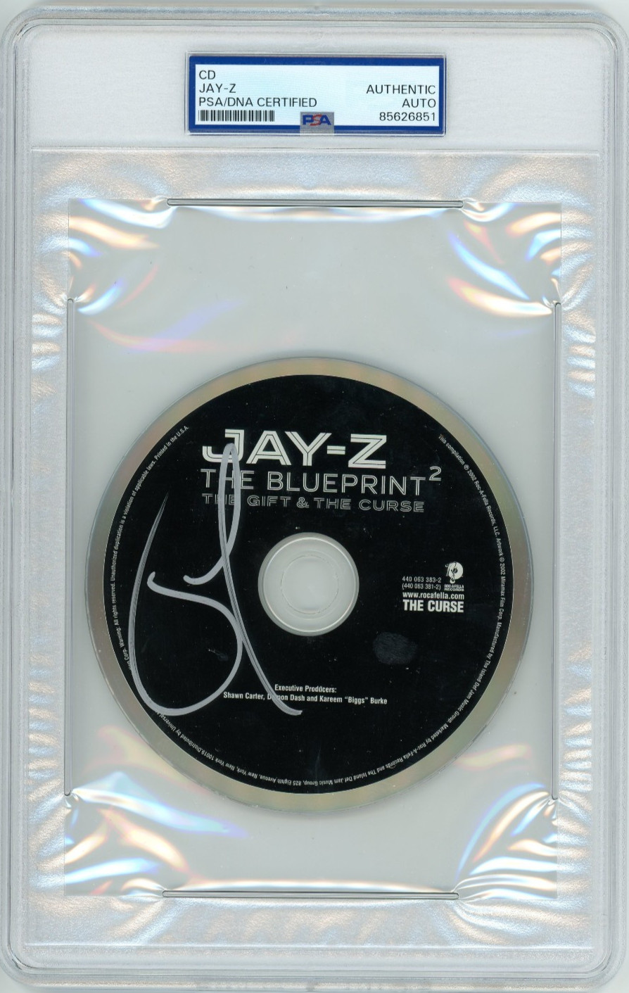 Jay Z The Blueprint Record Album Signed Autographed CD Sean Carter PSA/DNA