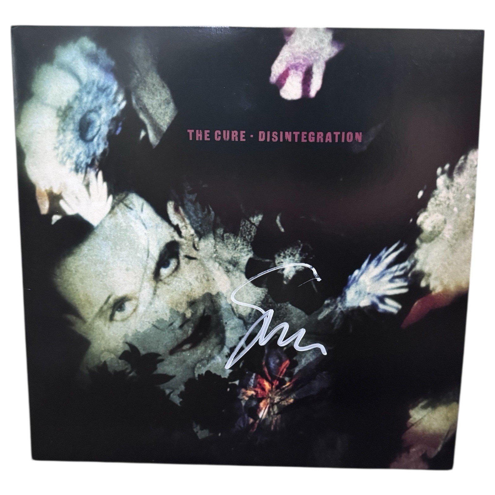 Simon Gallup The Cure Signed Disintegration Vinyl LP Album Autograph Beckett COA