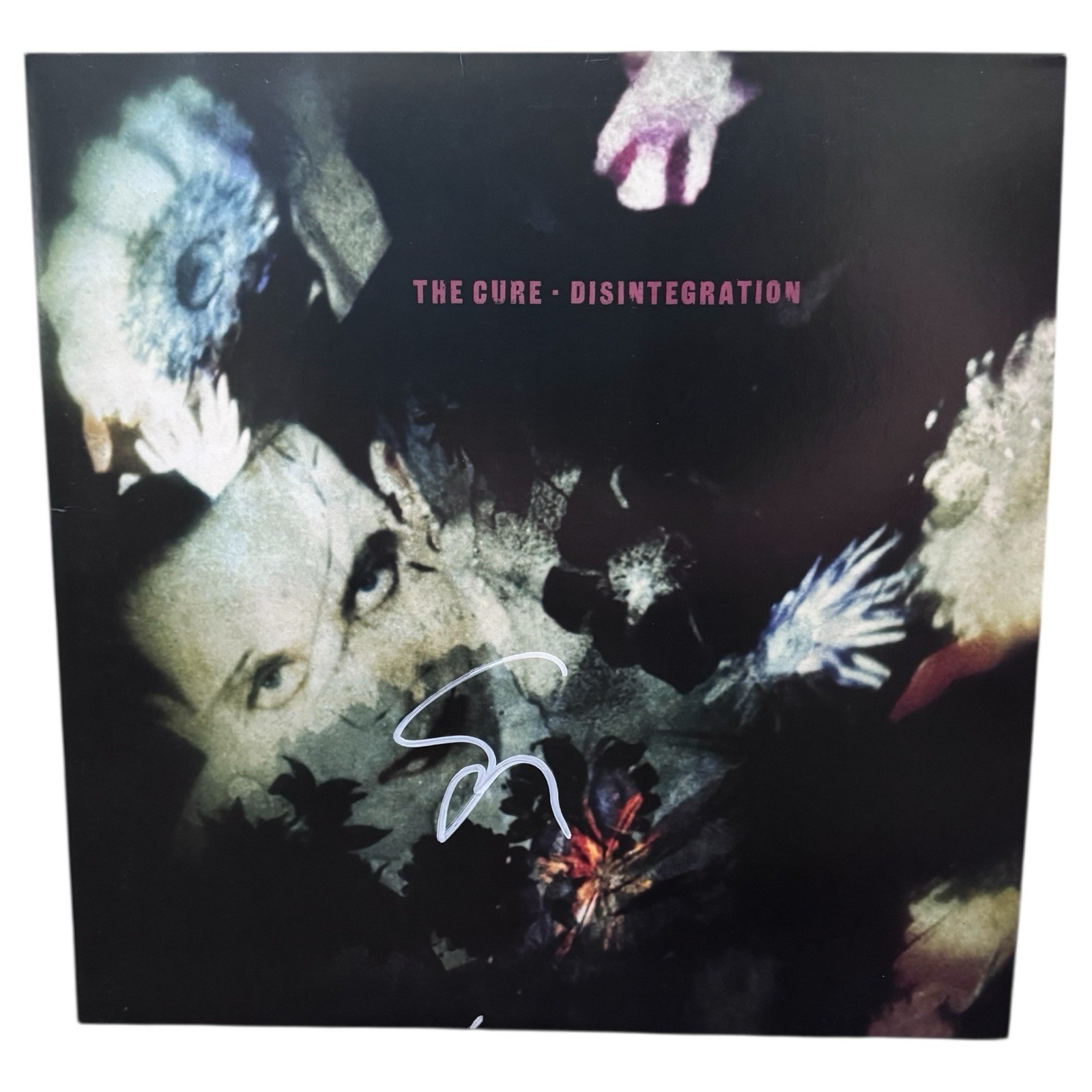 Simon Gallup The Cure Signed Disintegration Vinyl LP Album Autograph Beckett COA