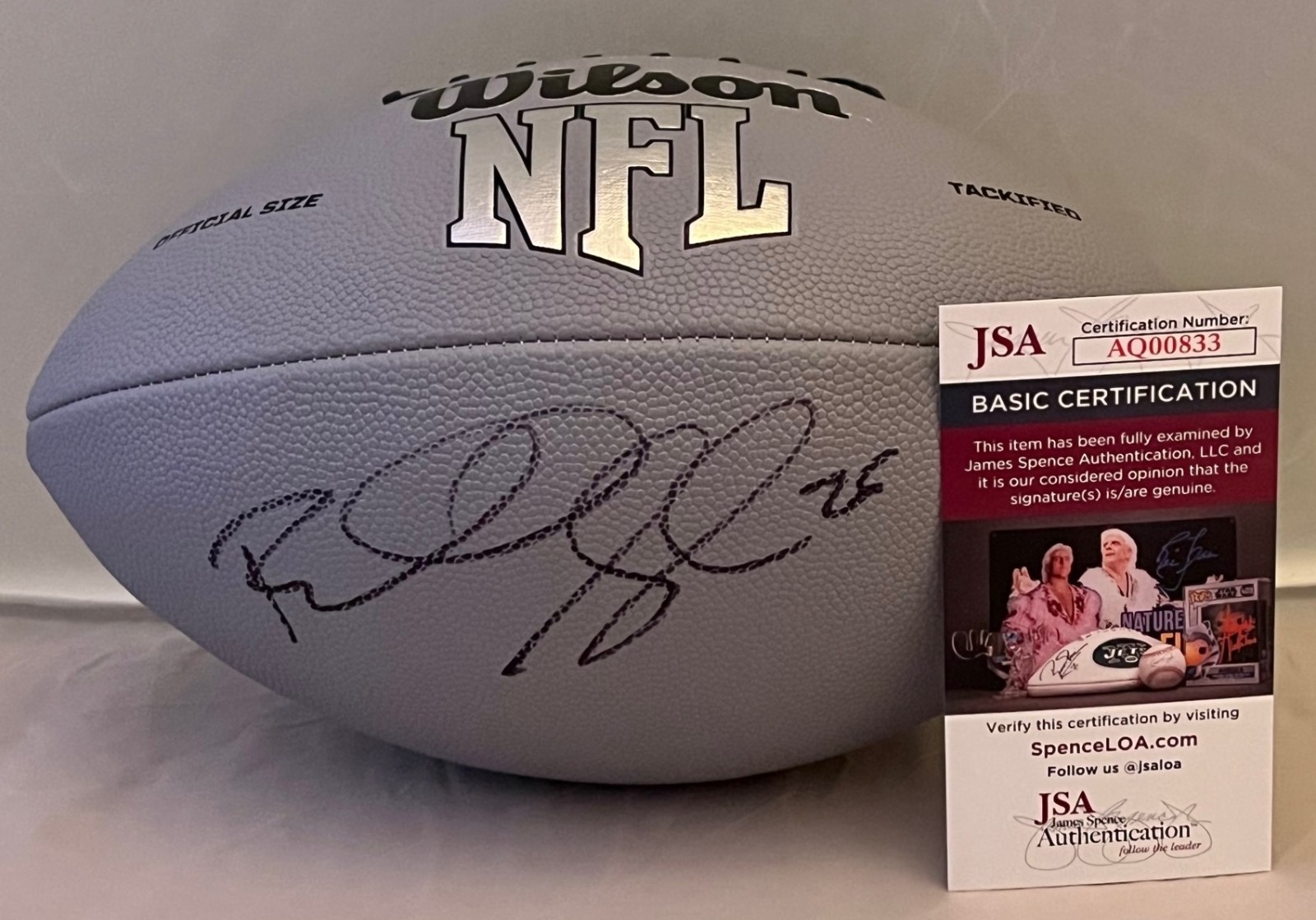 Richard Sherman Seattle Seahawks signed NFL Football autographed JSA