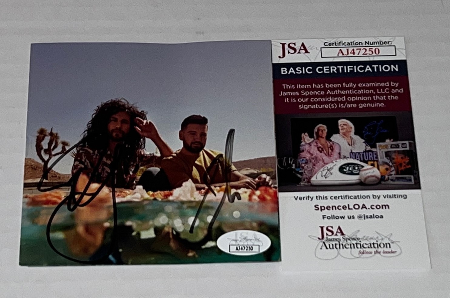 Dan + Shay signed Good Things CD Cover Dan Smyers & Shay Mooney autographed JSA