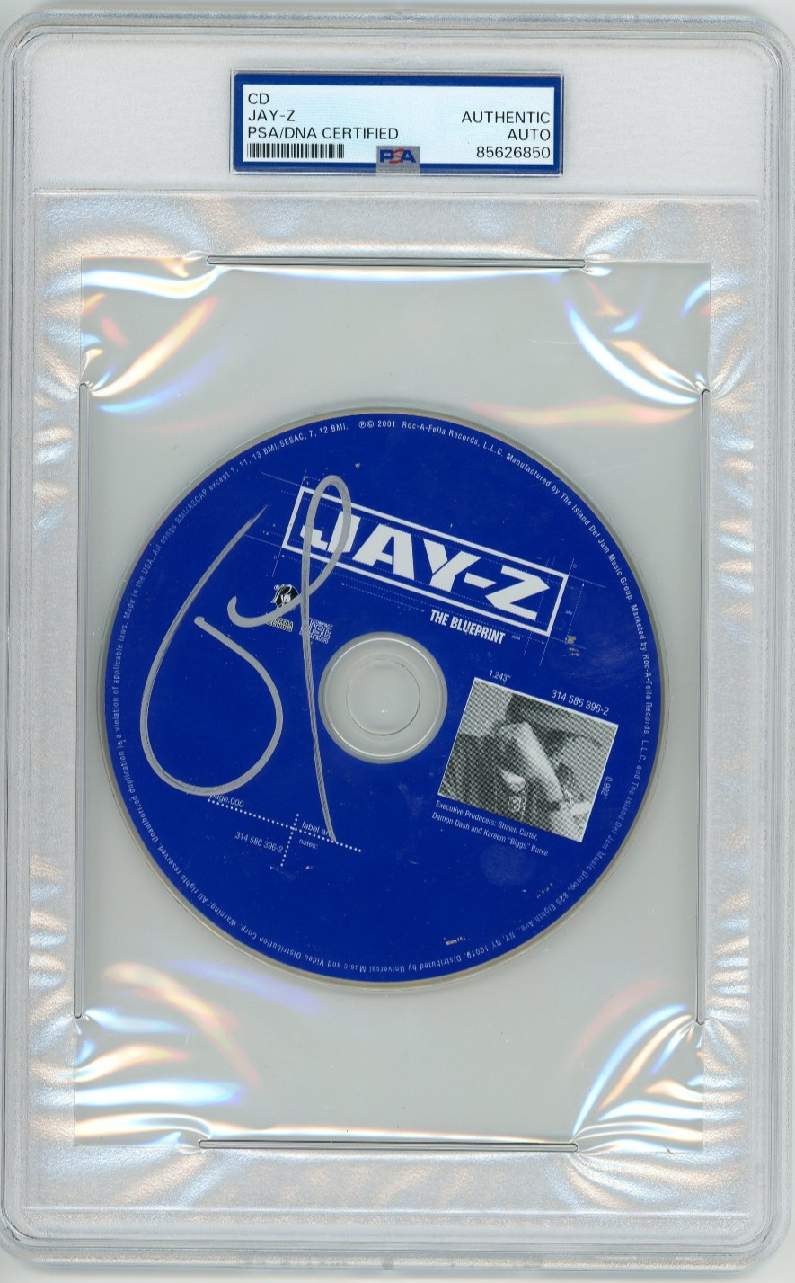 Jay Z The Blueprint 2 Record Album Signed Autographed CD Sean Carter PSA/DNA