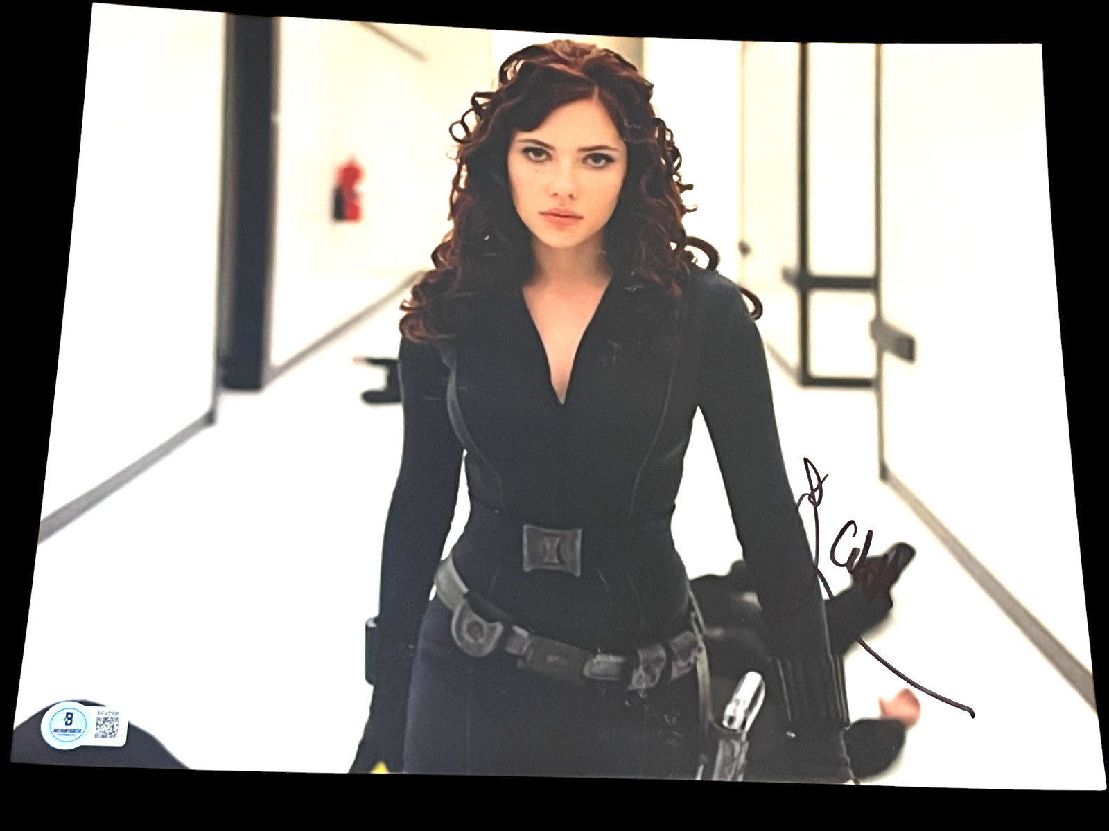 SCARLETT JOHANSSON SIGNED AUTOGRAPH 11x14 PHOTO BLACK WIDOW BECKETT BAS COA D