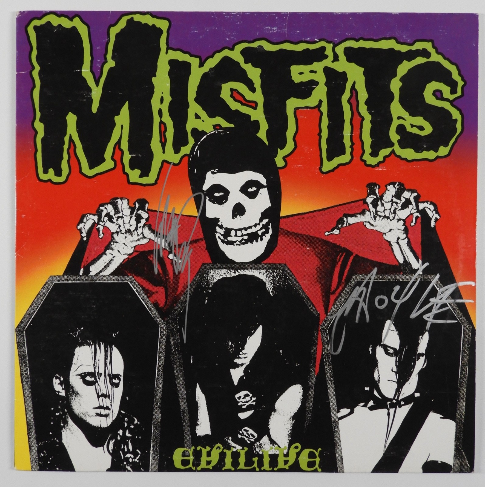 Misfits JSA Signed Autograph Album Record Vinyl Grenn Danzig Doyle Wolfgang