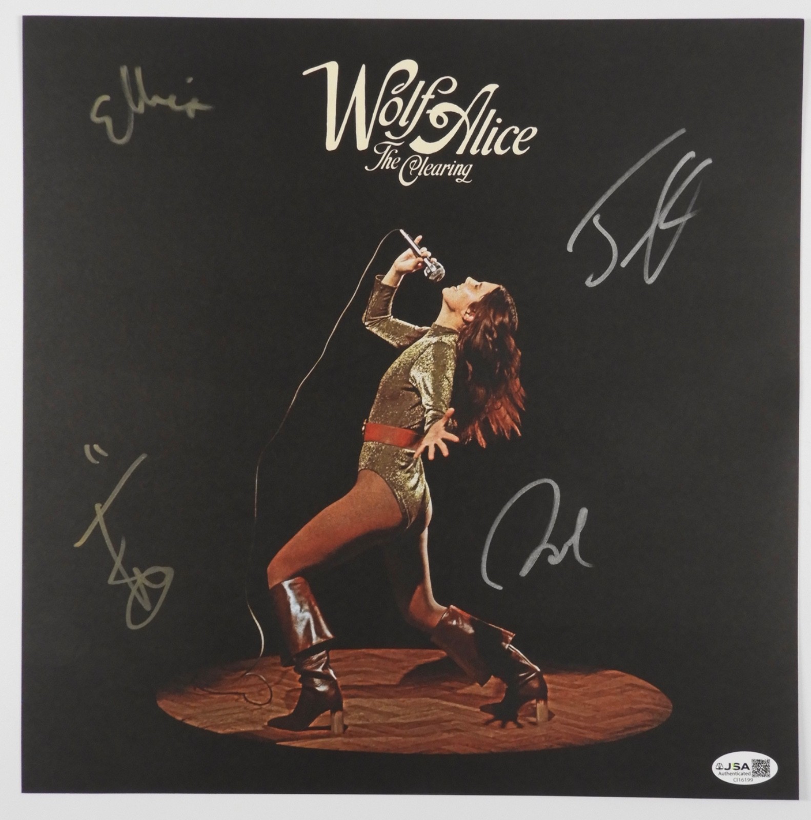Wolf Alice JSA Signed Autograph Album Record Vinyl The Clearing