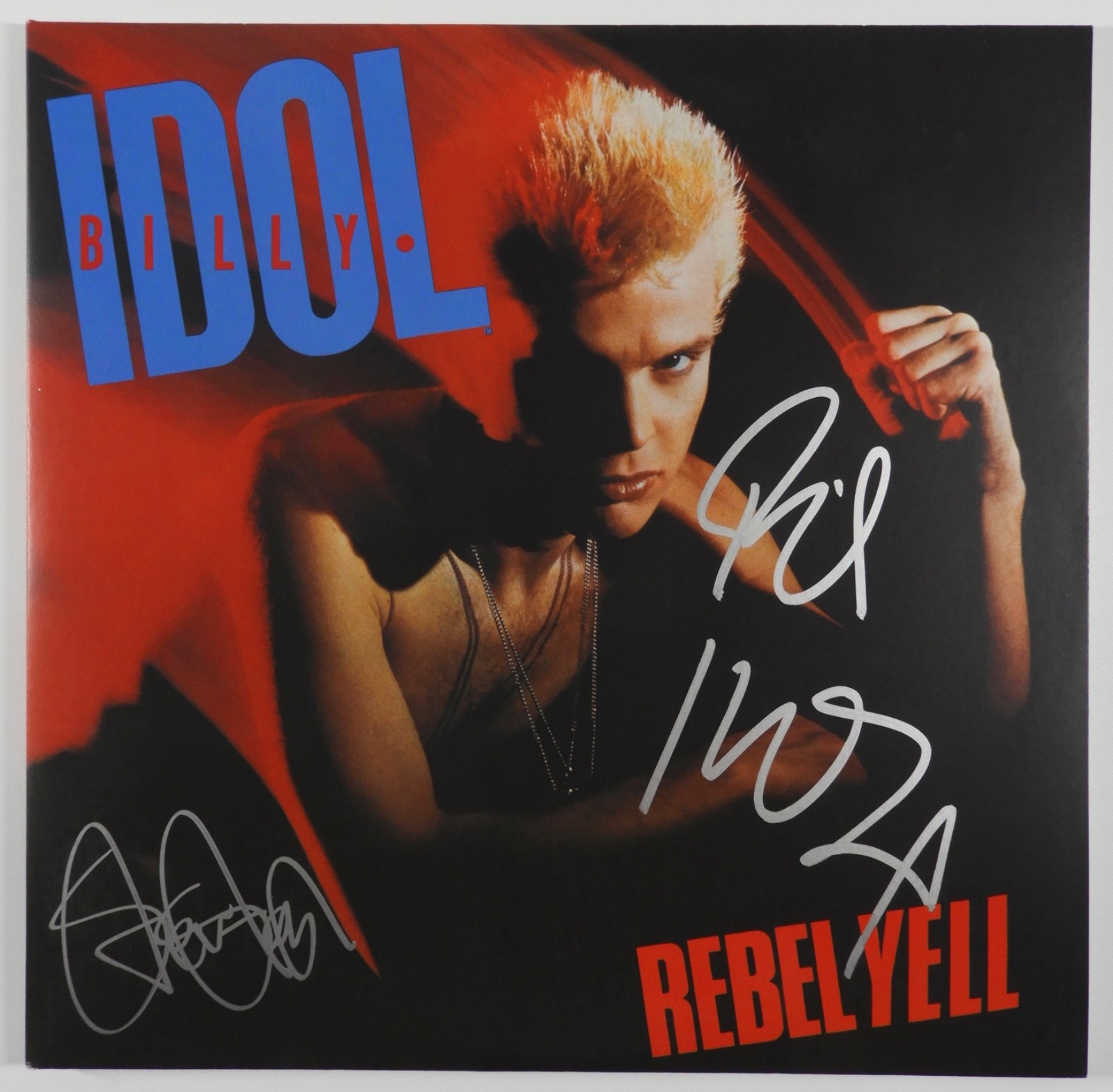 Billy Idol Steve Stevens JSA Signed Autograph Album Record Vinyl Rebel Yell