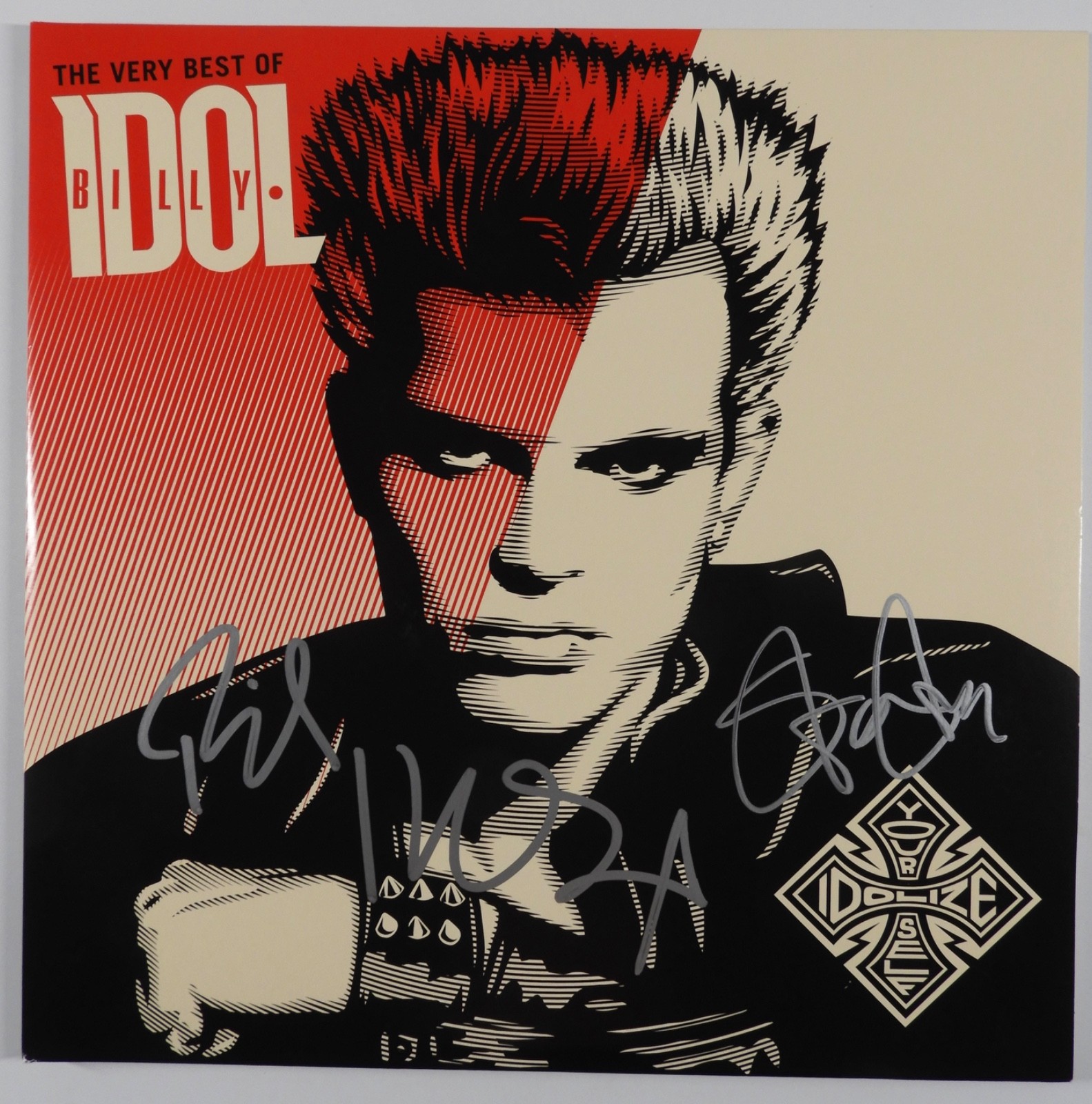 Billy Idol Steve Stevens JSA Signed Autograph Album Record Vinyl Very Best Of