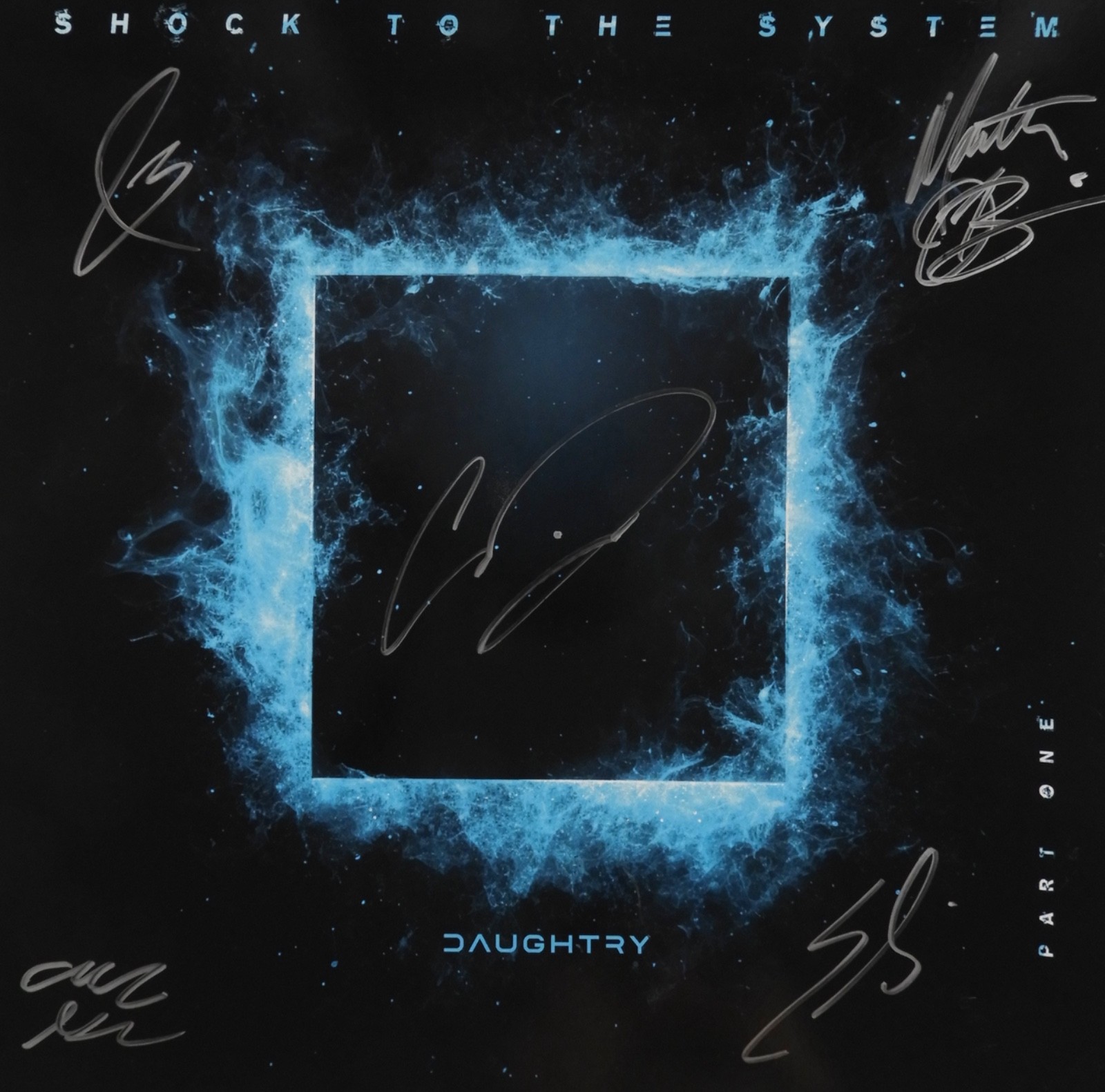 Chris Daughtry JSA Fully Signed Autograph Record Album Vinyl Shock To The System