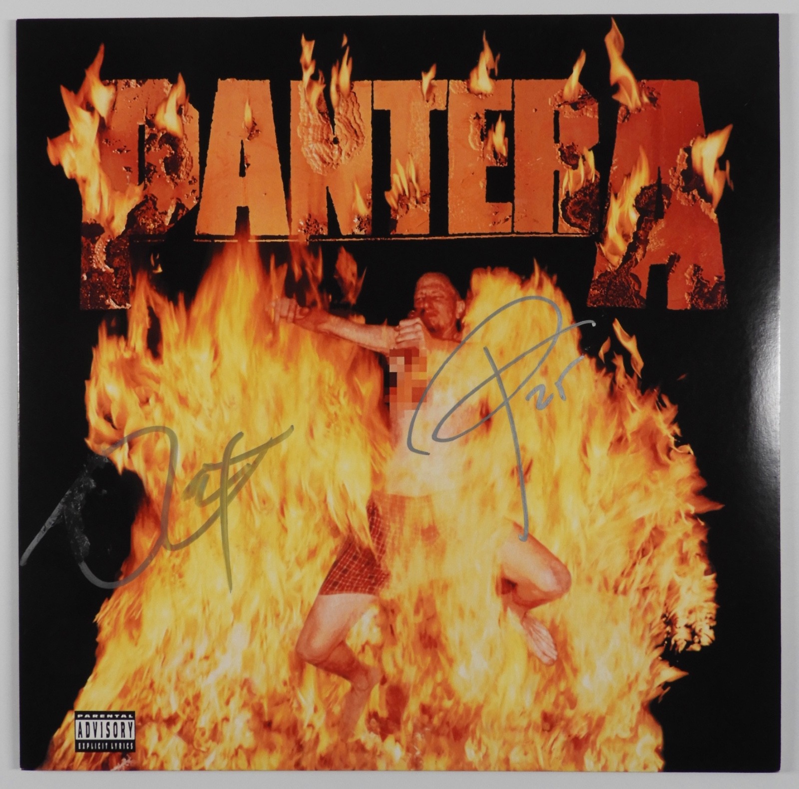 Pantera JSA  Signed Autograph Record Album Vinyl Reinventing The Steel