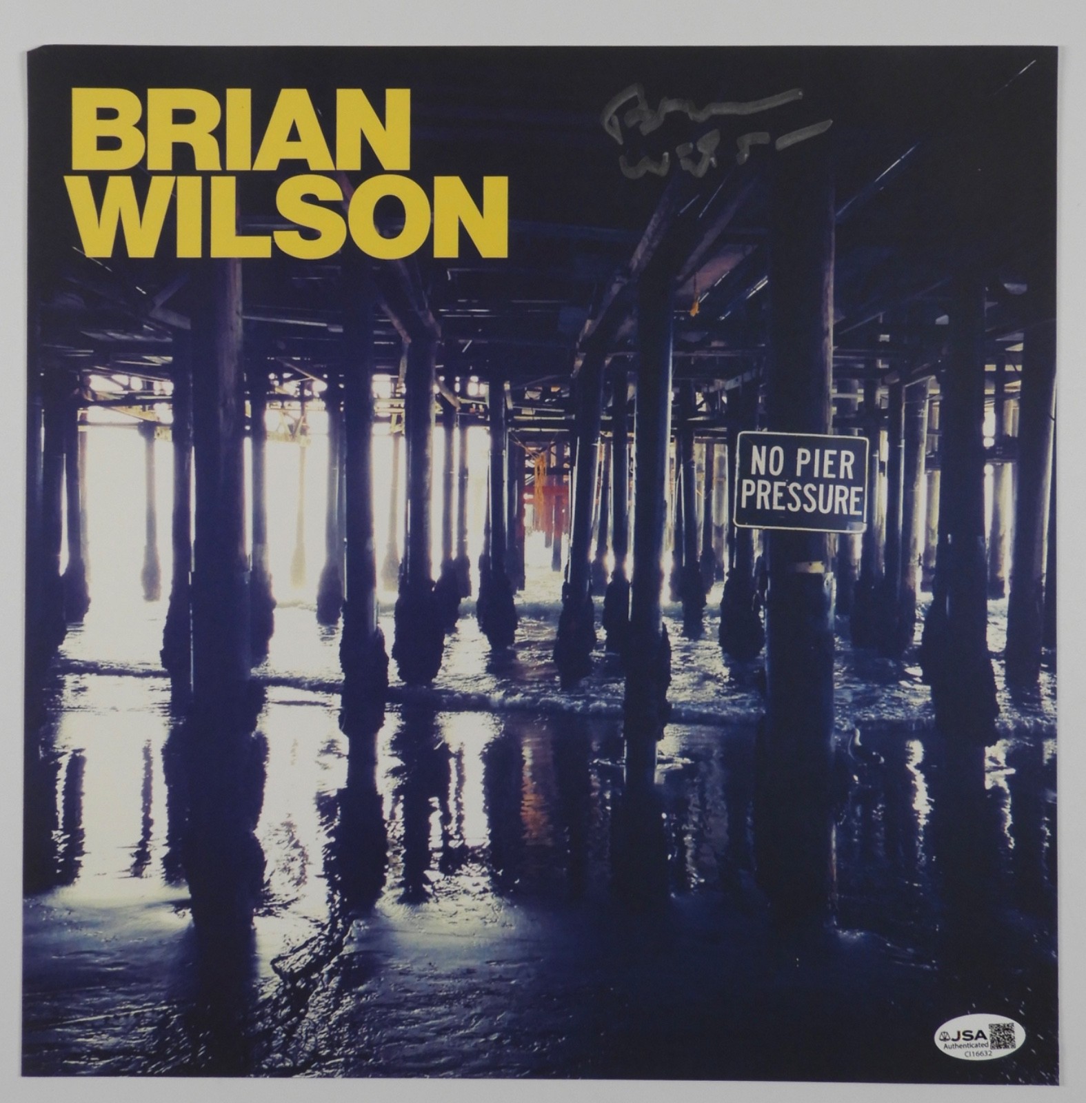Brian Wilson JSA  Signed Autograph Record Album No Pier Pressure