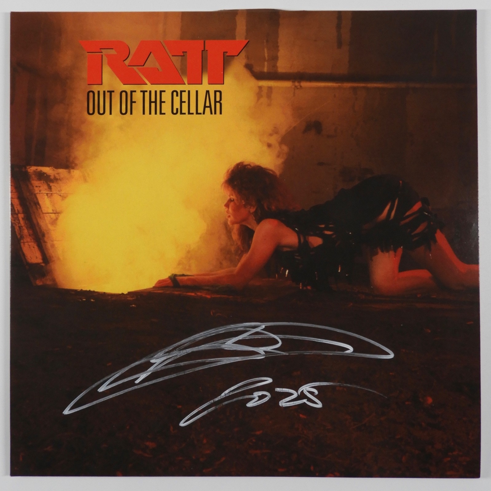 RATT Stephen Pearcy JSA Signed Autograph Record Album Vinyl Out Of The Cellar