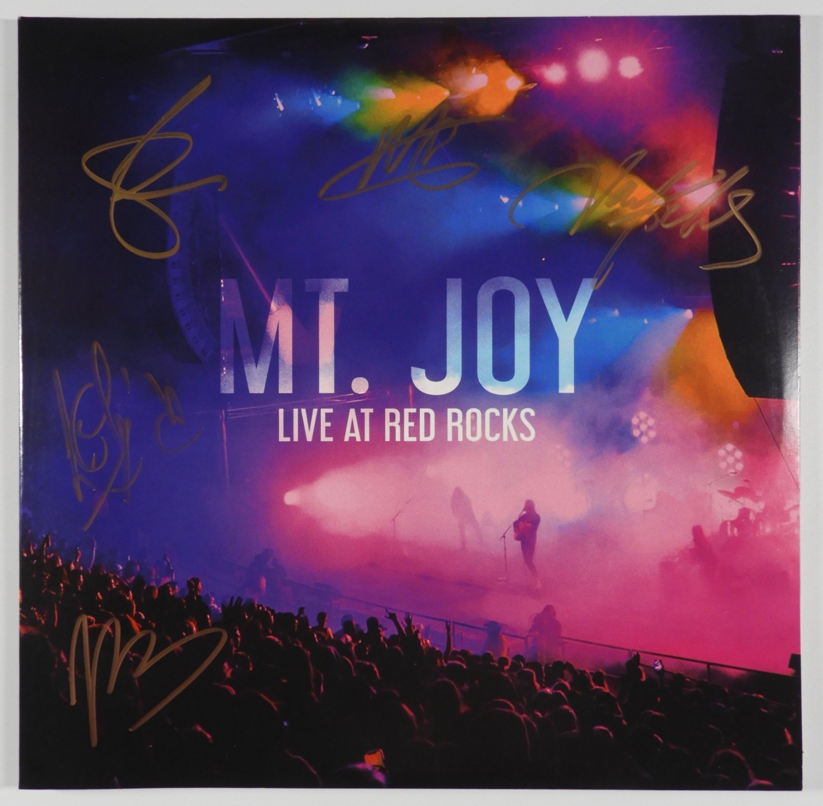 Mt Joy JSA Fully Signed Autograph Record Album Vinyl Live At Red Rocks