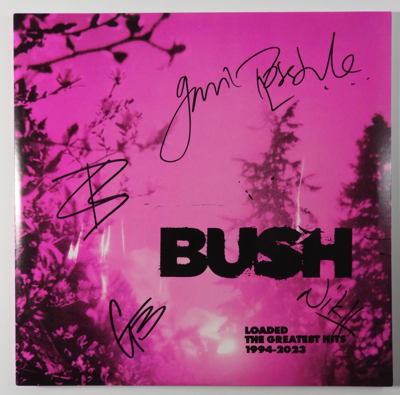 Bush JSA Fully Signed Autograph Album Record Loaded Greatest Hits Gavin Rossdale