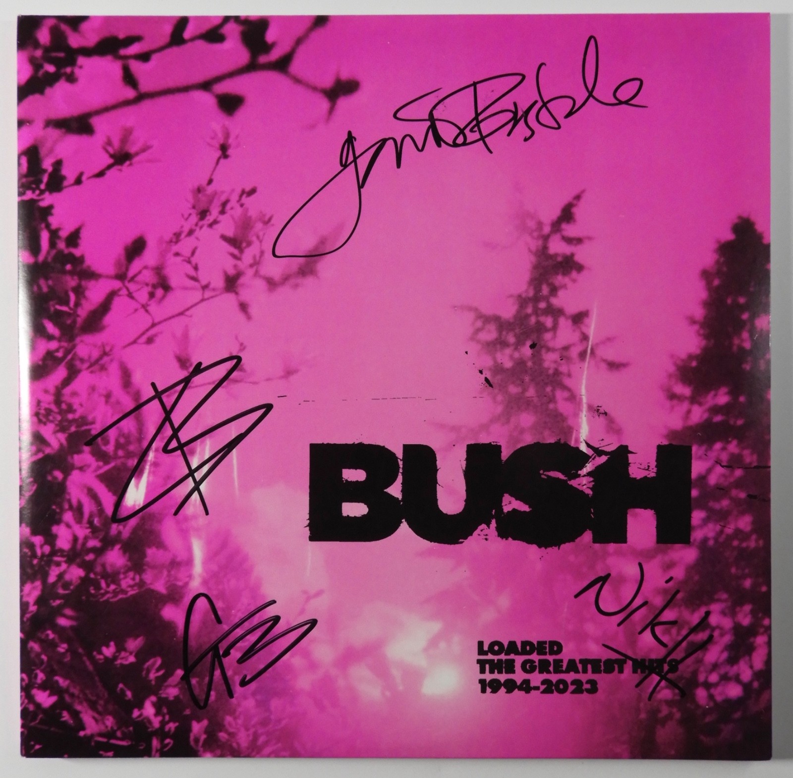 Bush JSA Fully Signed Autograph Album Record Loaded Greatest Hits Gavin Rossdale