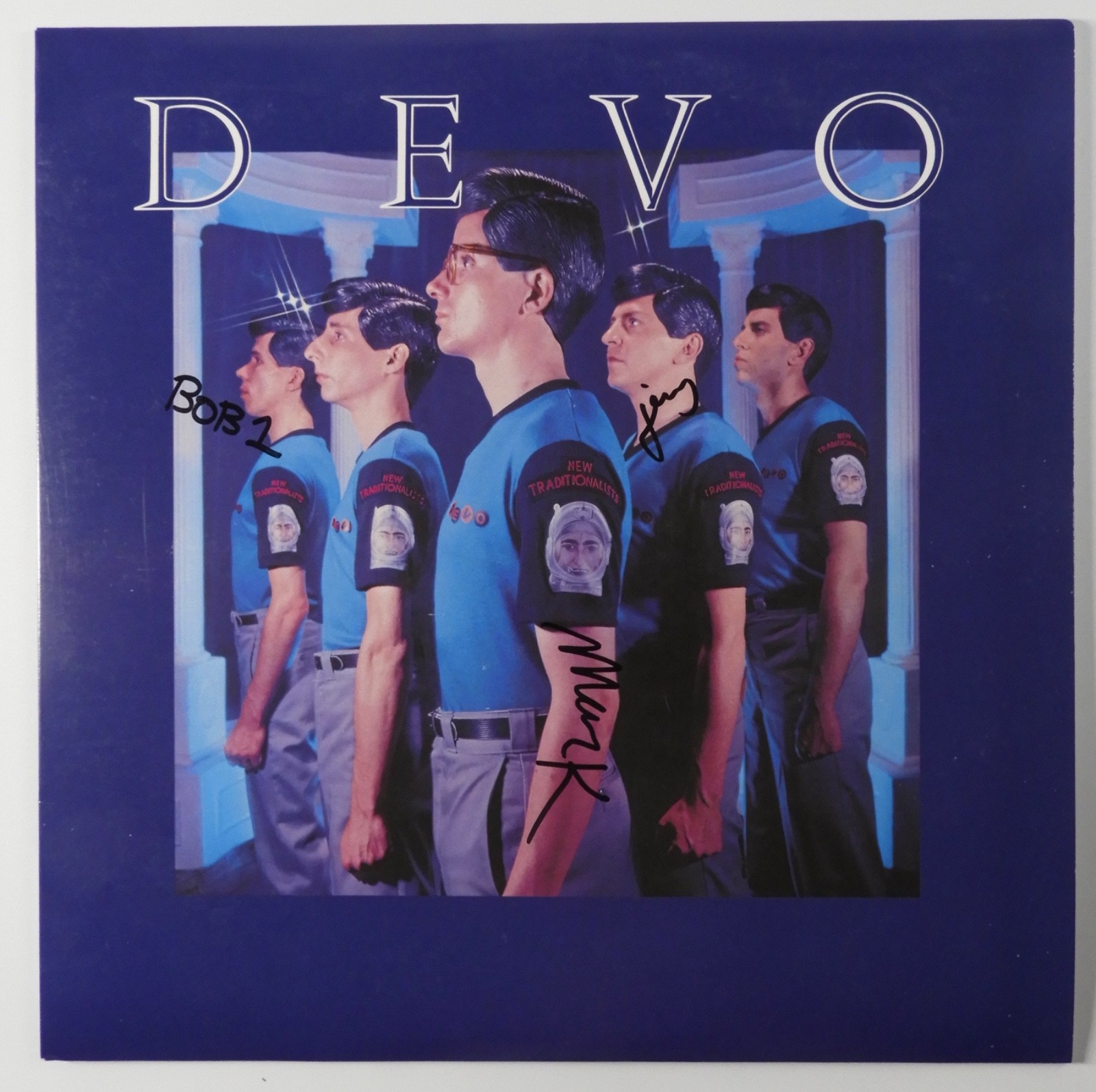 Devo JSA Signed Autograph Record Album Vinyl New Traditionalists
