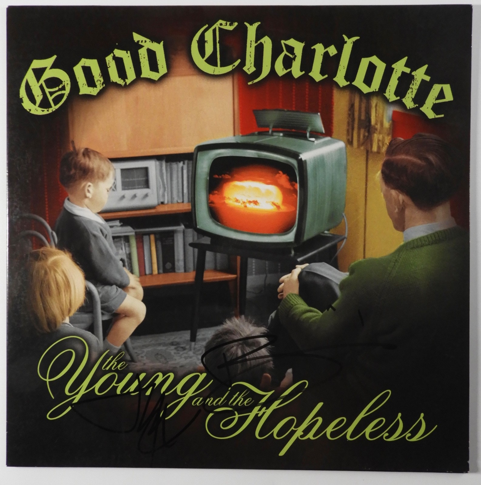 Good Charlotte JSA Signed Autograph Record Album Vinyl The Young And The