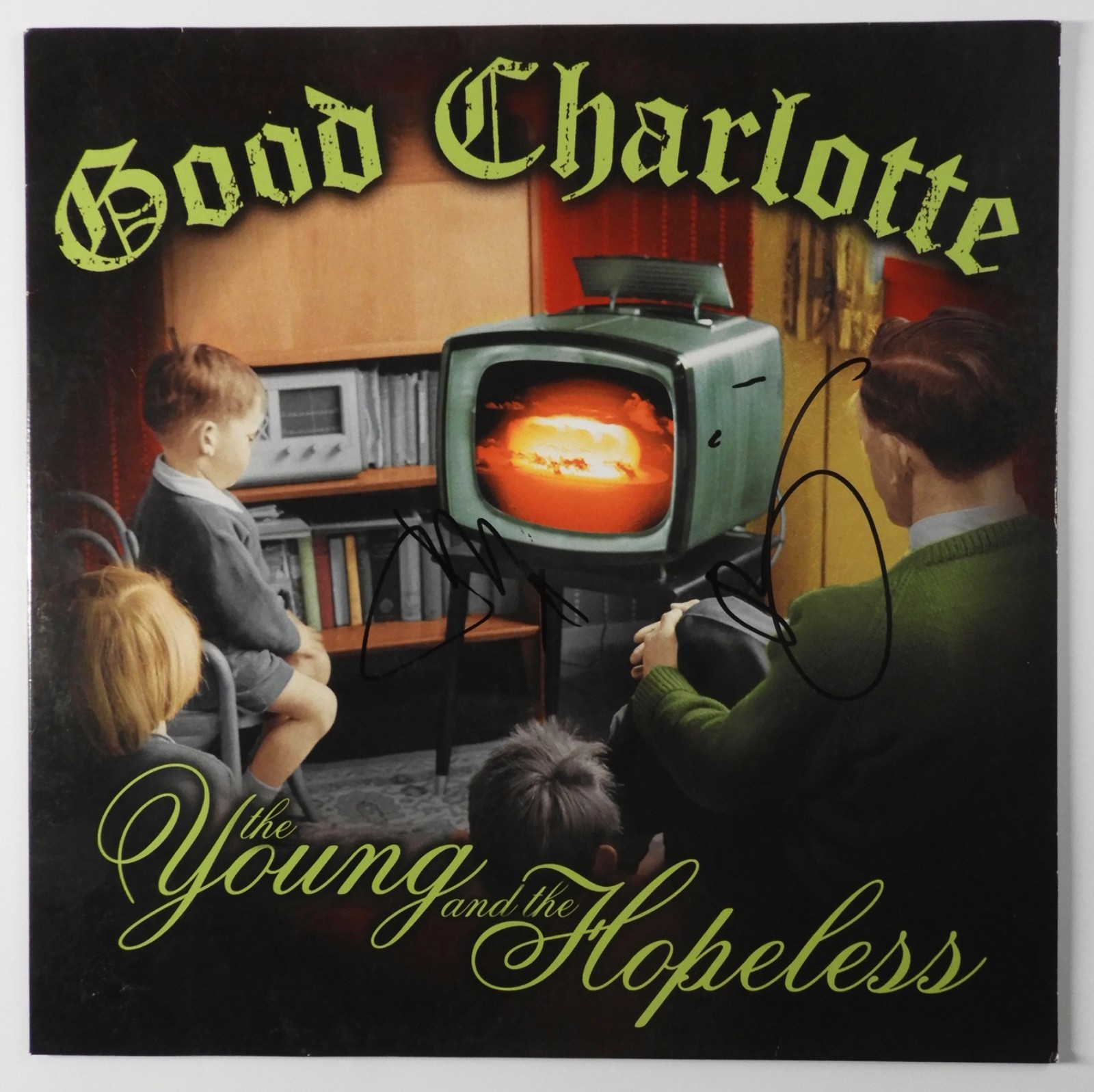 Good Charlotte JSA Signed Autograph Record Album Vinyl The Young And The