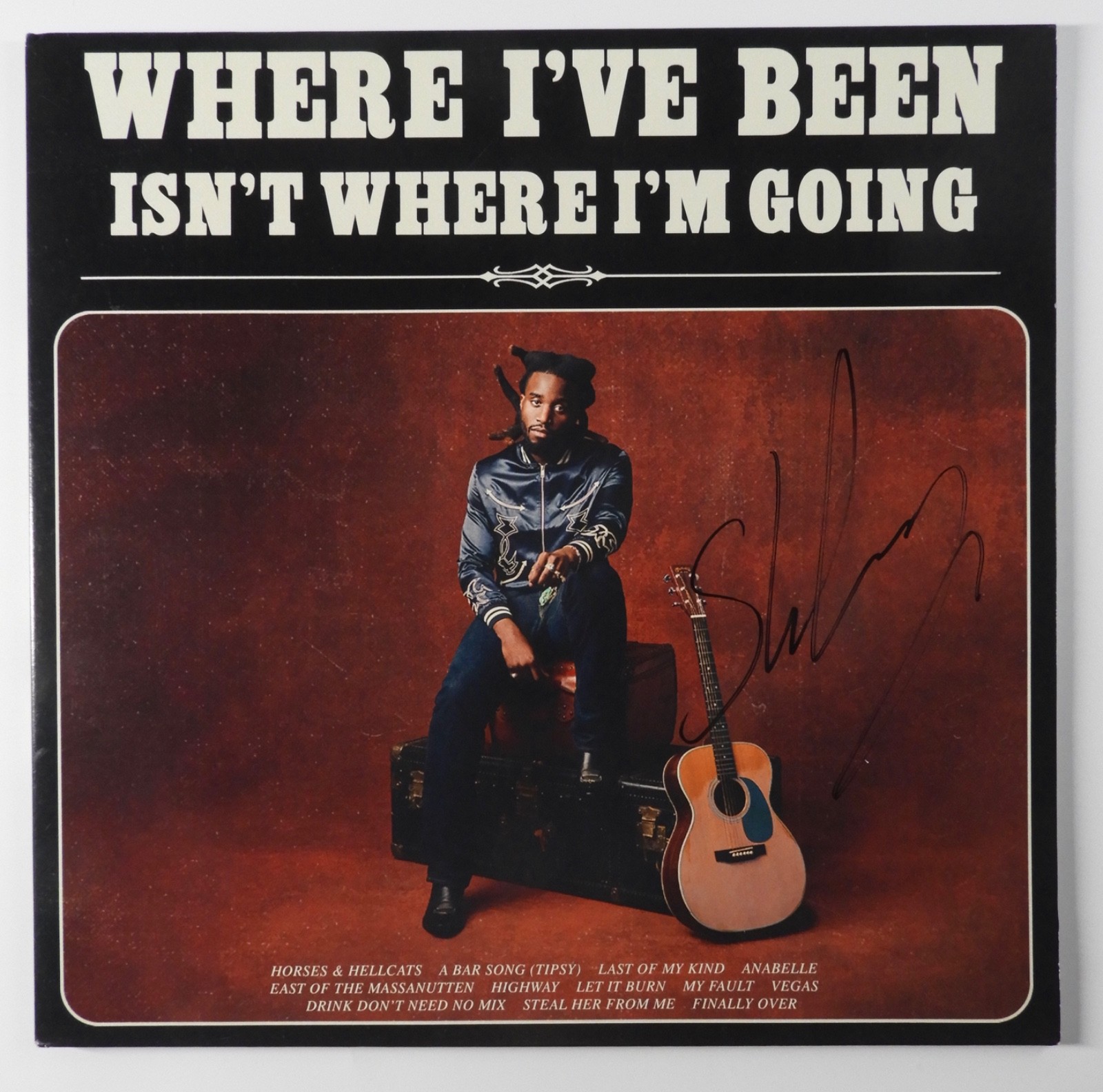 Shaboozey Signed Autograph Album JSA Record Vinyl Where I've Been