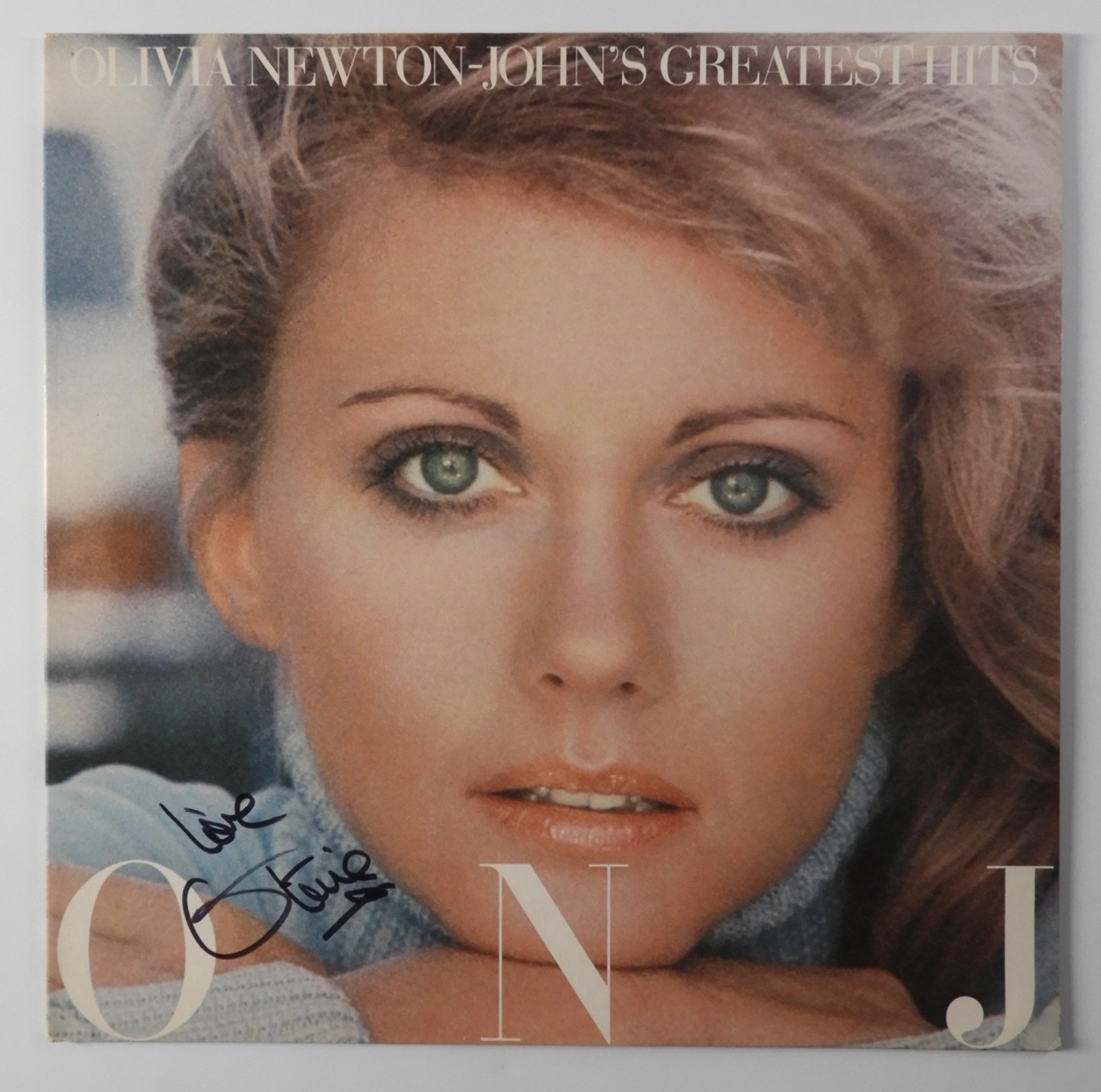 Olivia Newton-John JSA Signed Autograph Record Album Vinyl Greatest Hits