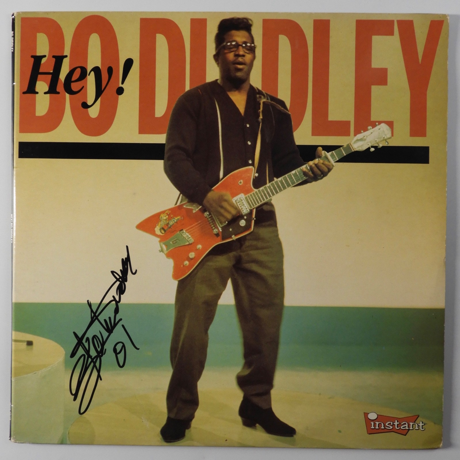 Bo Diddley JSA Signed Autograph Record Album Vinyl Hey!