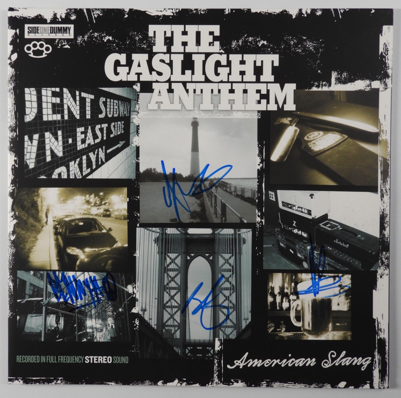 The Gaslight Anthem JSA FULLY Signed Autograph Record Album Vinyl American Slang