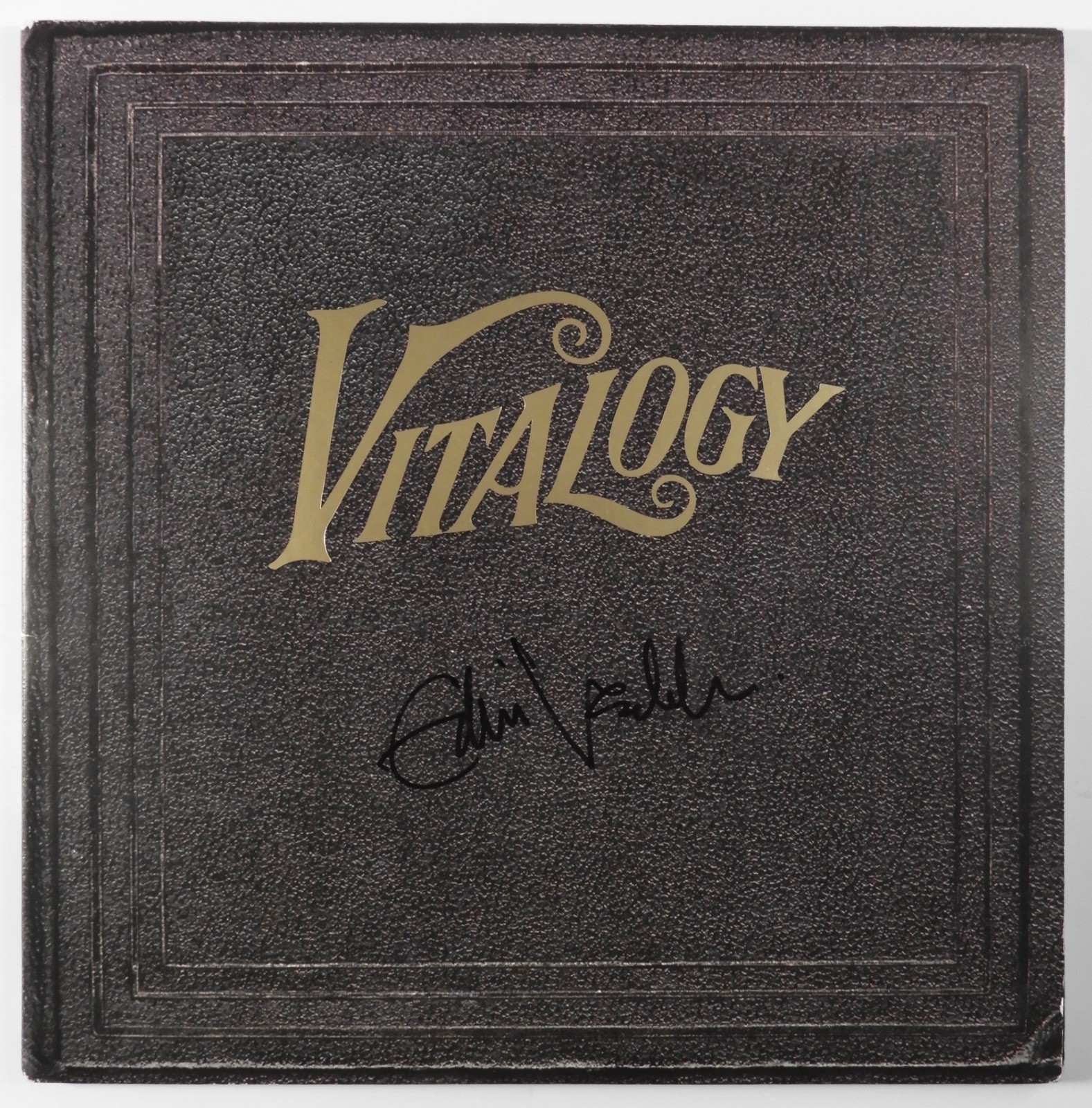Eddie Vedder JSA Signed Autograph Pearl Jam Album Record Vinyl Vitalogy