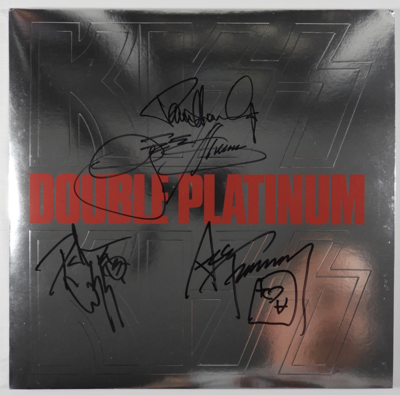 KISS JSA Fully Signed Autograph Album Vinyl Record Double Platinum Picture Disc