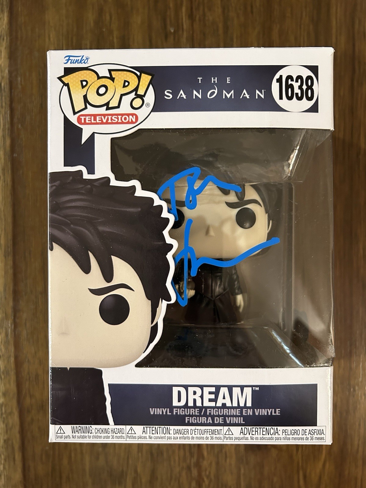 Tom Sturridge ‘The Sandman’ Signed Funko Pop ‘Dream’ Beckett Certified