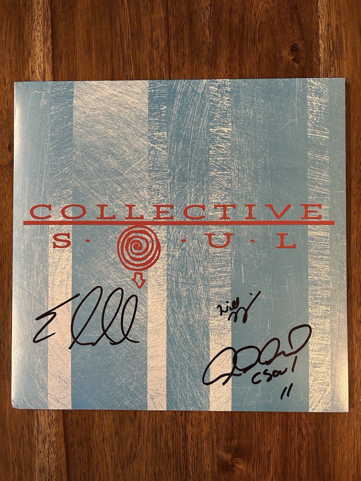 ‘Collective Soul’ Band Signed ‘Self Titled’ Vinyl Album Ed Roland, Dean, & Will