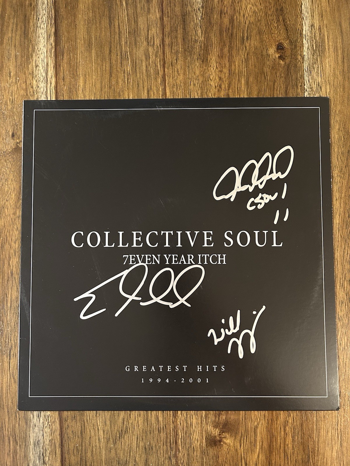 ‘Collective Soul’ Band Signed ‘Greatest Hits’ Vinyl Album Ed Roland +2