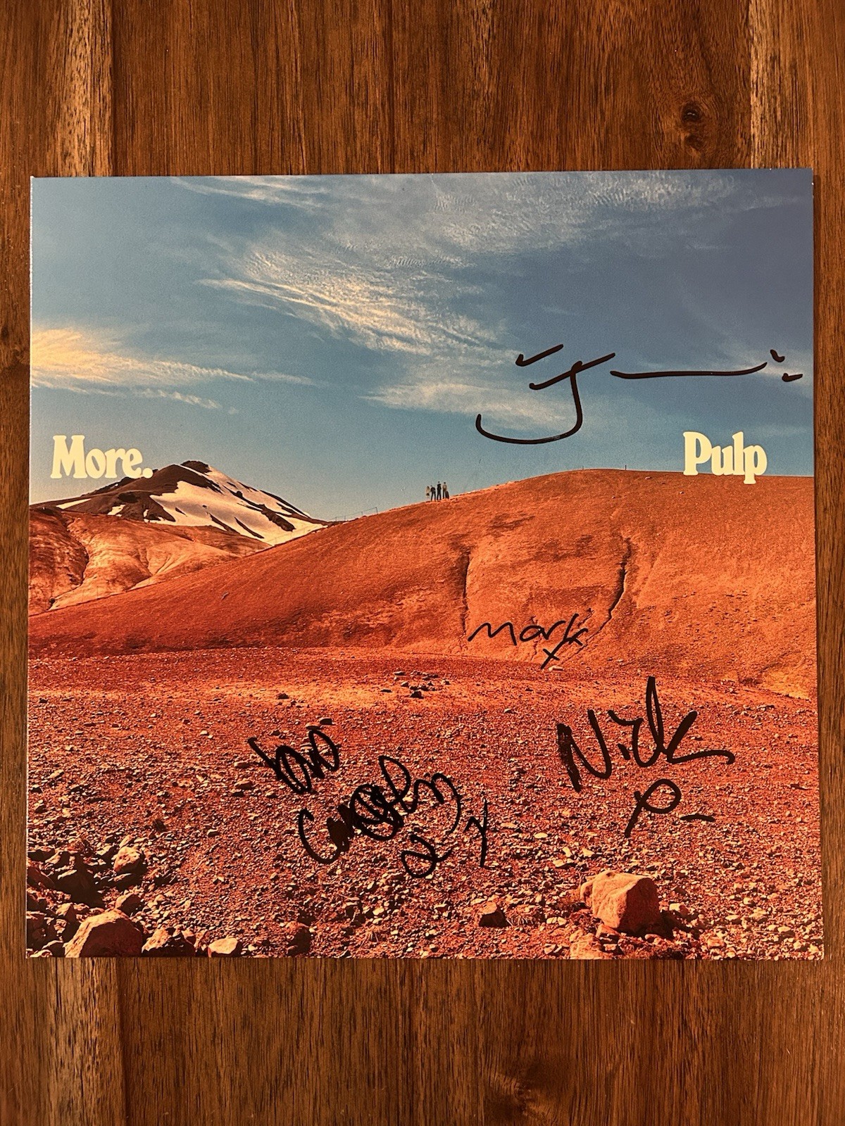 ‘Pulp’ Band Signed Vinyl Album ‘More’ Jarvis Cocker +3