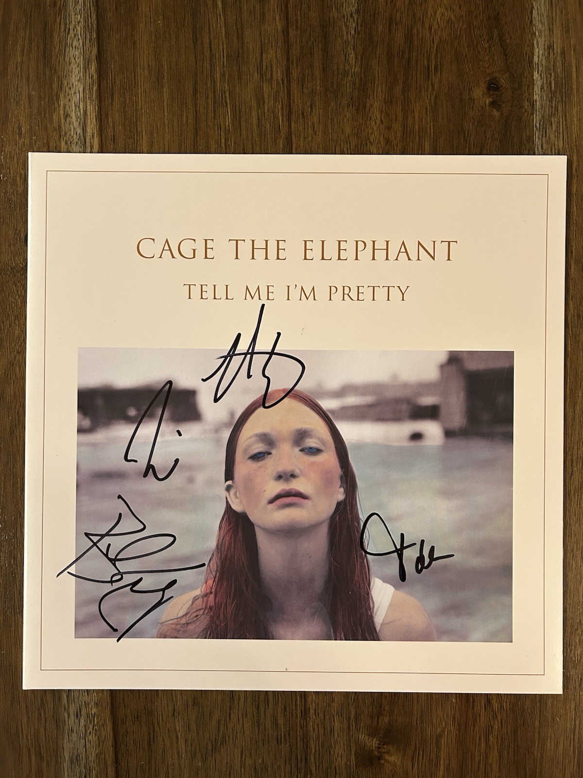 ‘Cage The Elephant’ Band Signed Vinyl Album ‘Tell Me I’m Pretty’ Matt Shultz +3