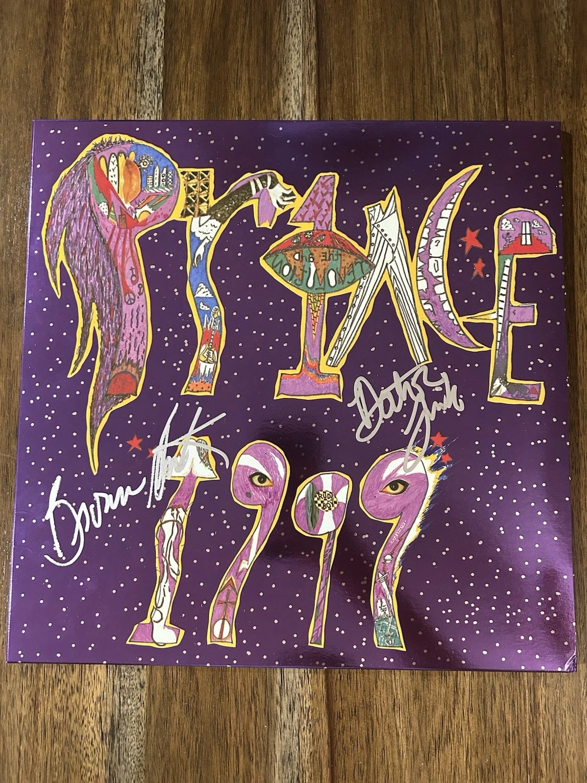 ‘Prince And The Revolution’ Band Dr. Fink & Brown Mark Signed ‘1999’ Vinyl Album