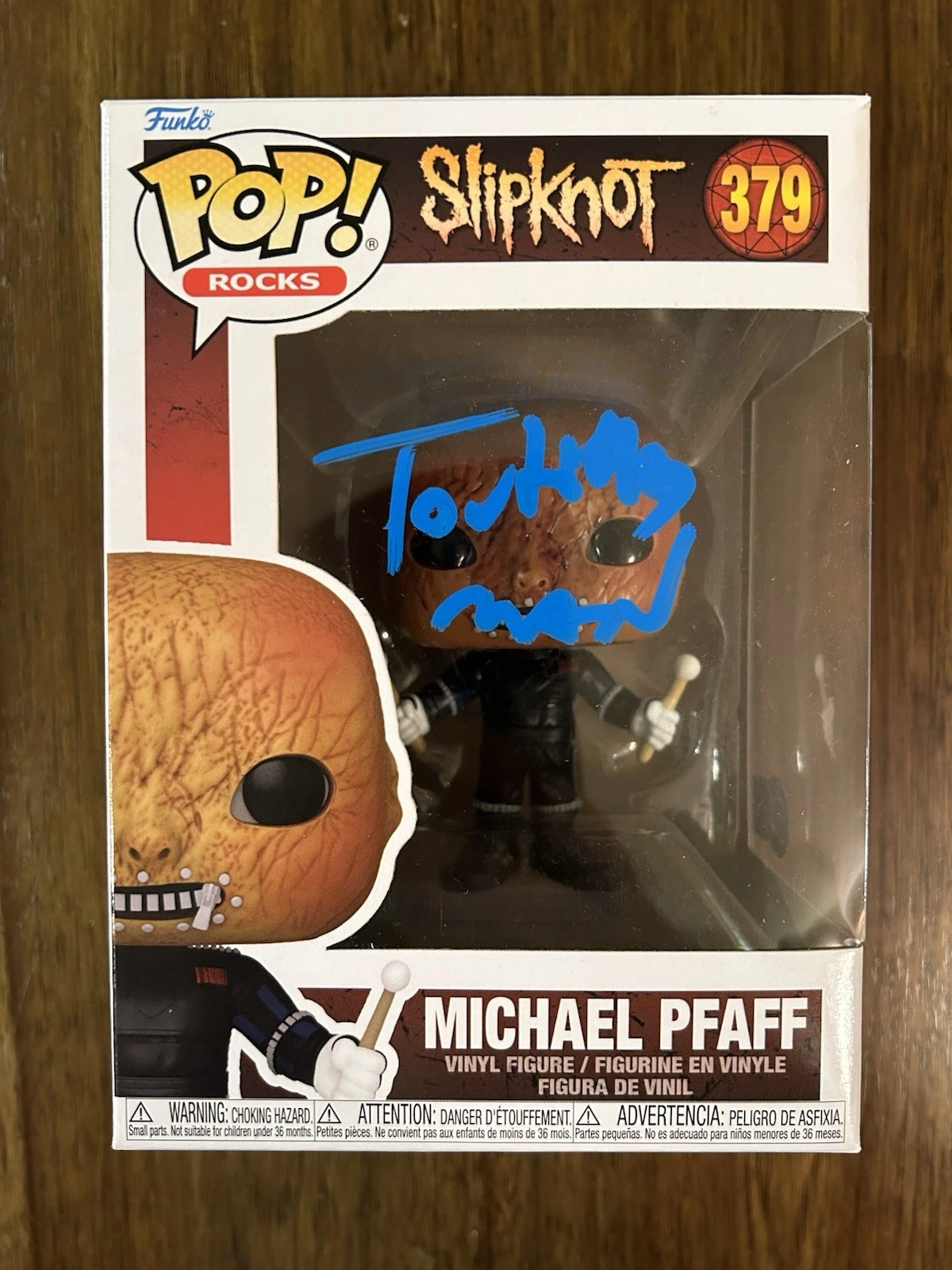 ‘MICHAEL PFAFF’ SIGNED ‘SLIPKNOT’ FUNKO POP ‘TORTILLA MAN’ BECKETT CERTIFIED COLLECTIBLE MEMORABILIA