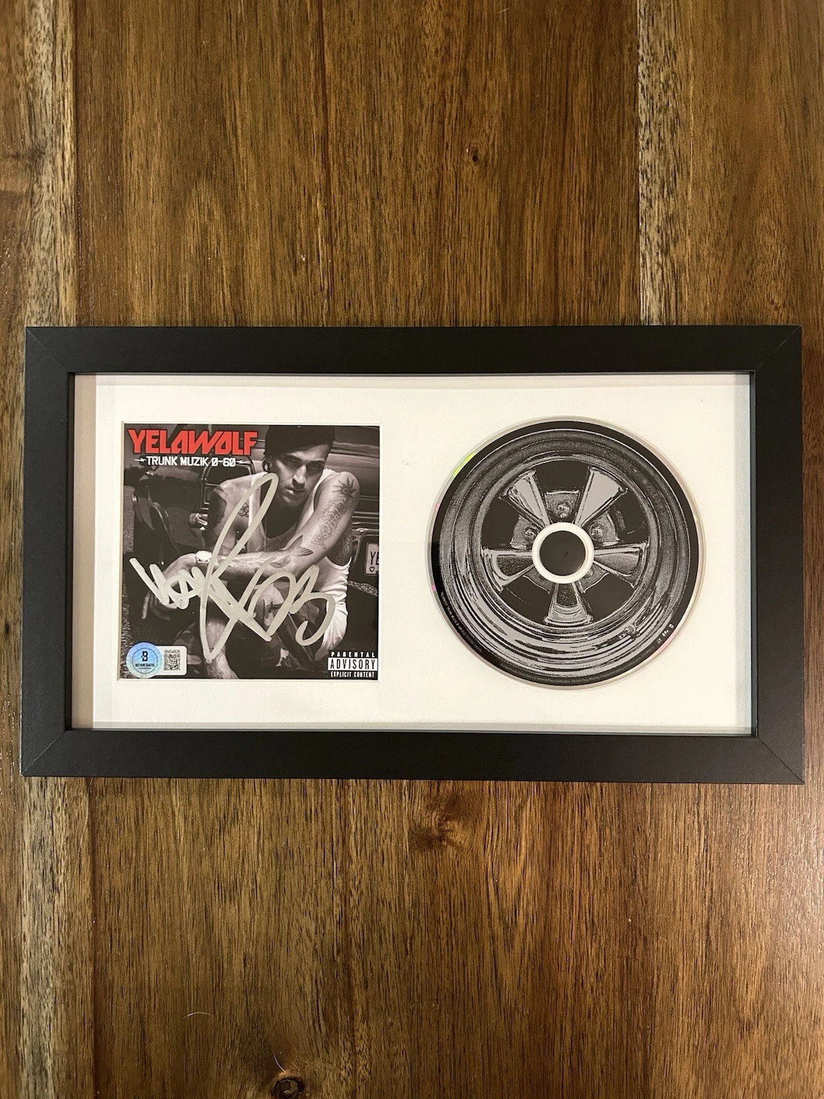 ‘Yelawolf’ Rapper Signed Framed CD ‘Trunk Muzik 0-60’ Beckett BSA PROOF