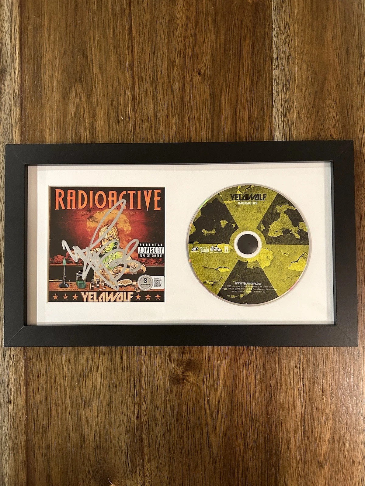 ‘Yelawolf’ Rapper Signed Framed CD ‘Radioactive’ Beckett BSA PROOF
