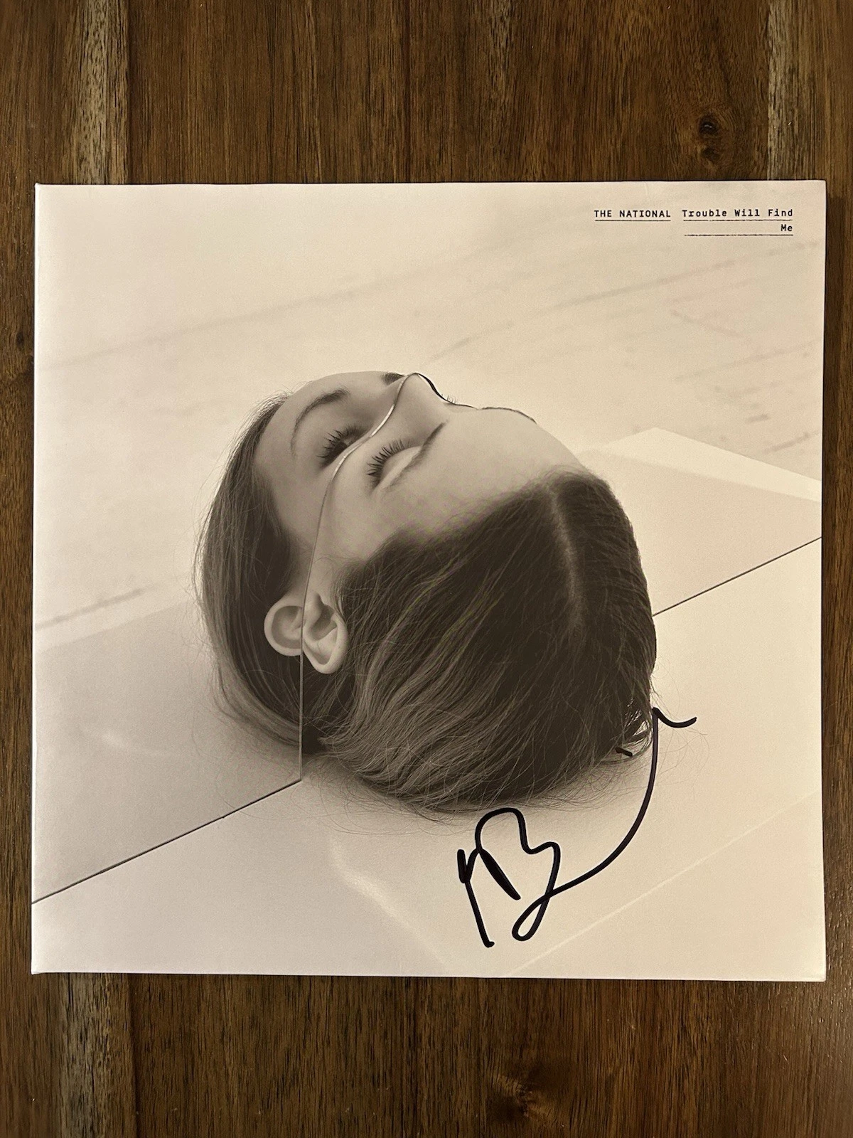 Matt Berninger ‘The National’ Band Signed Trouble Will Find Vinyl Album Beckett