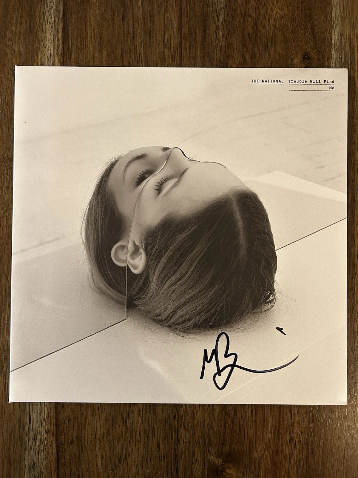 Matt Berninger ‘The National’ Band Signed Trouble Will Find Vinyl Album Beckett