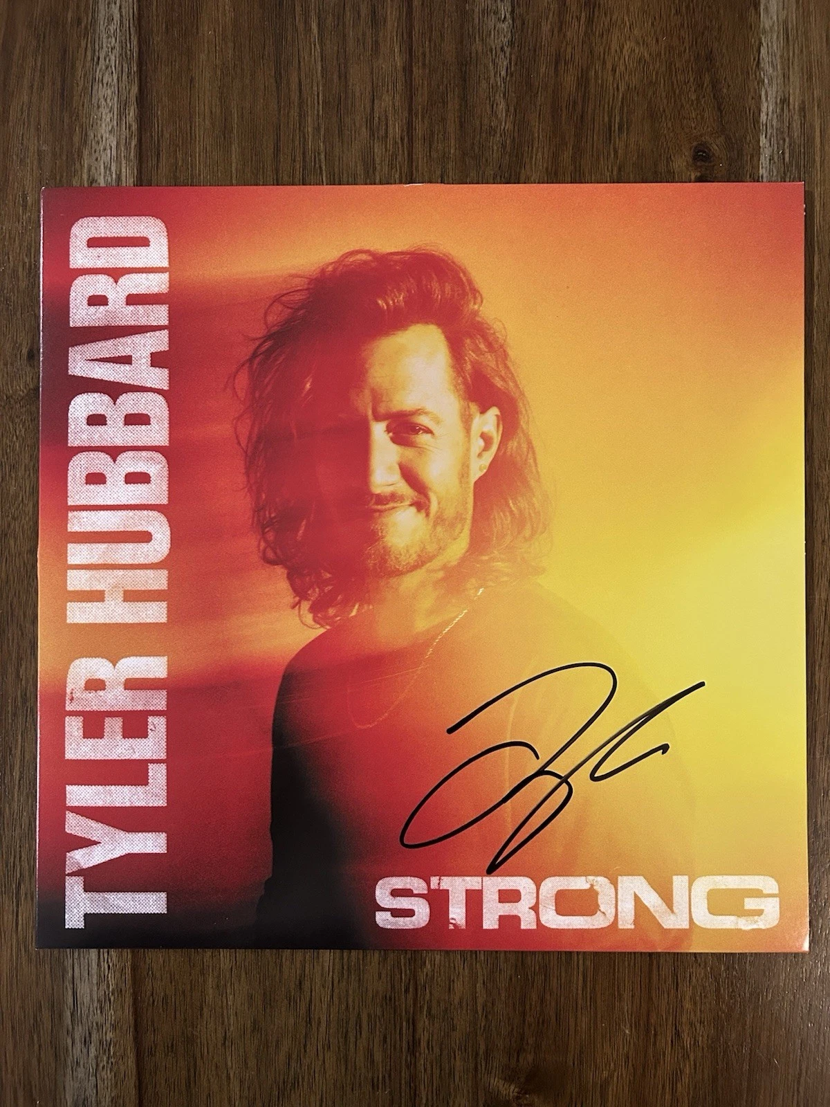 ‘Tyler Hubbard’ Signed Vinyl Album ‘Strong’ Country Beckett Florida Georgia Line