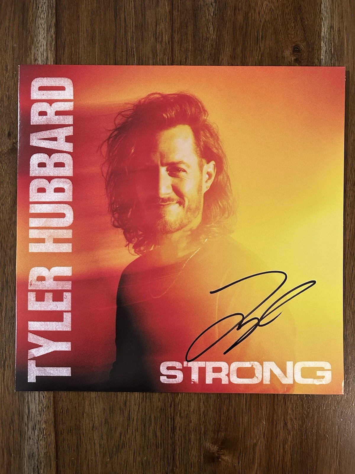 ‘Tyler Hubbard’ Signed Vinyl Album ‘Strong’ Country Beckett Florida Georgia Line