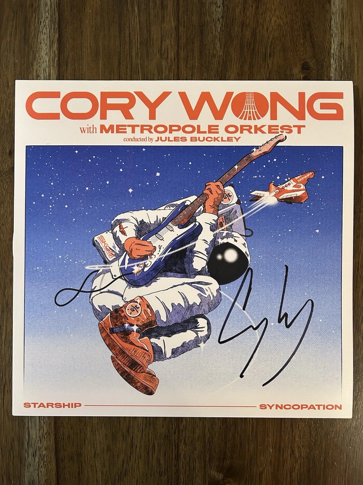 Cory Wong Signed ‘Starship Syncopation’ Vinyl Album Beckett